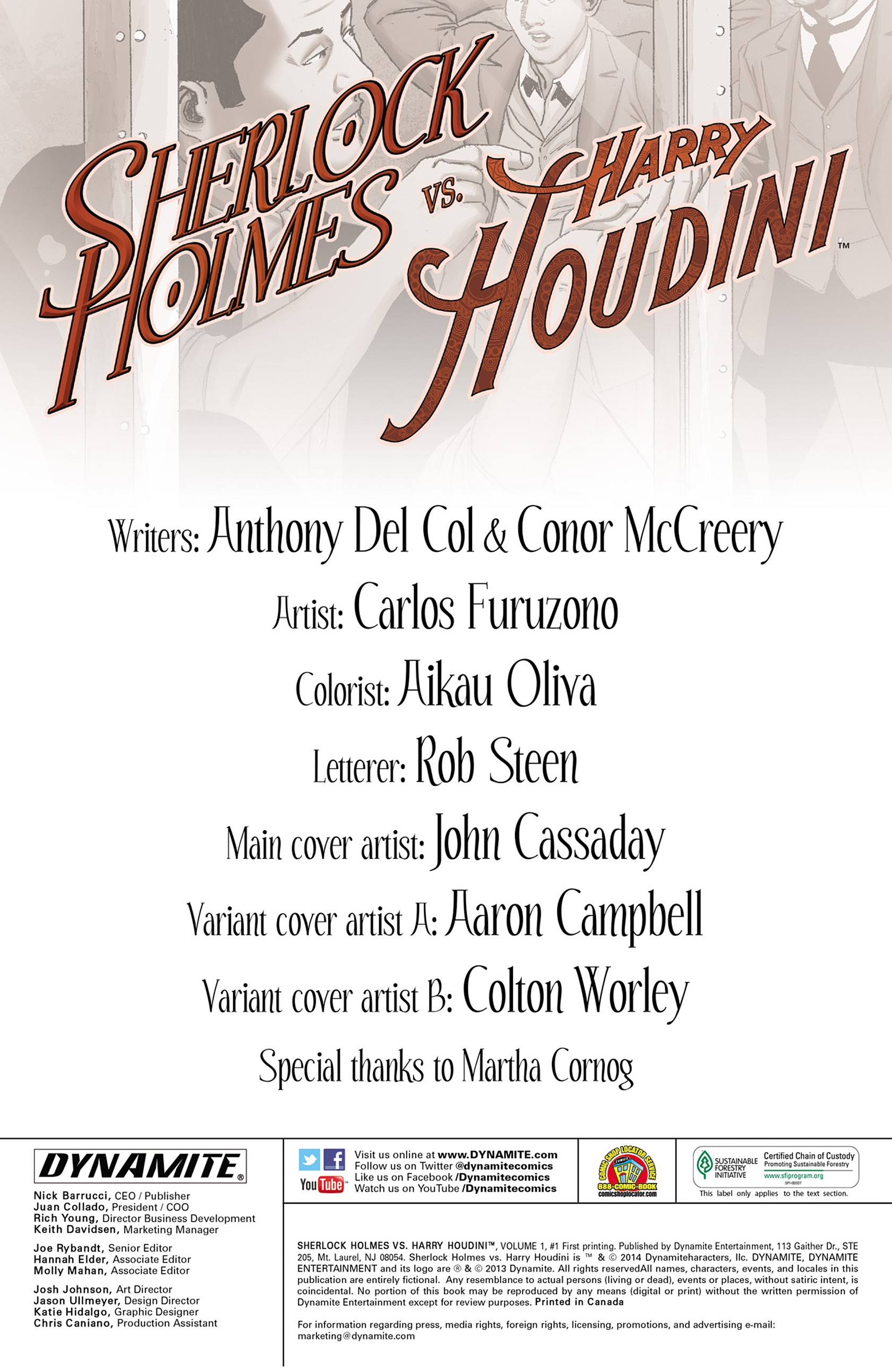 Read online Sherlock Holmes vs. Harry Houdini comic -  Issue #1 - 5