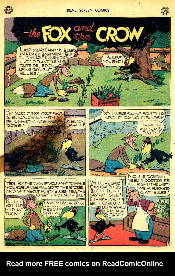 Read online Real Screen Comics comic -  Issue #6 - 22