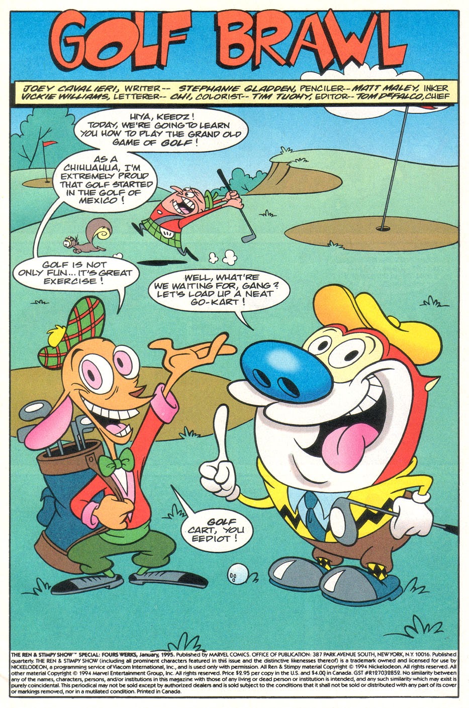 Read online The Ren and Stimpy Show Special: Four Swerks comic -  Issue # Full - 3