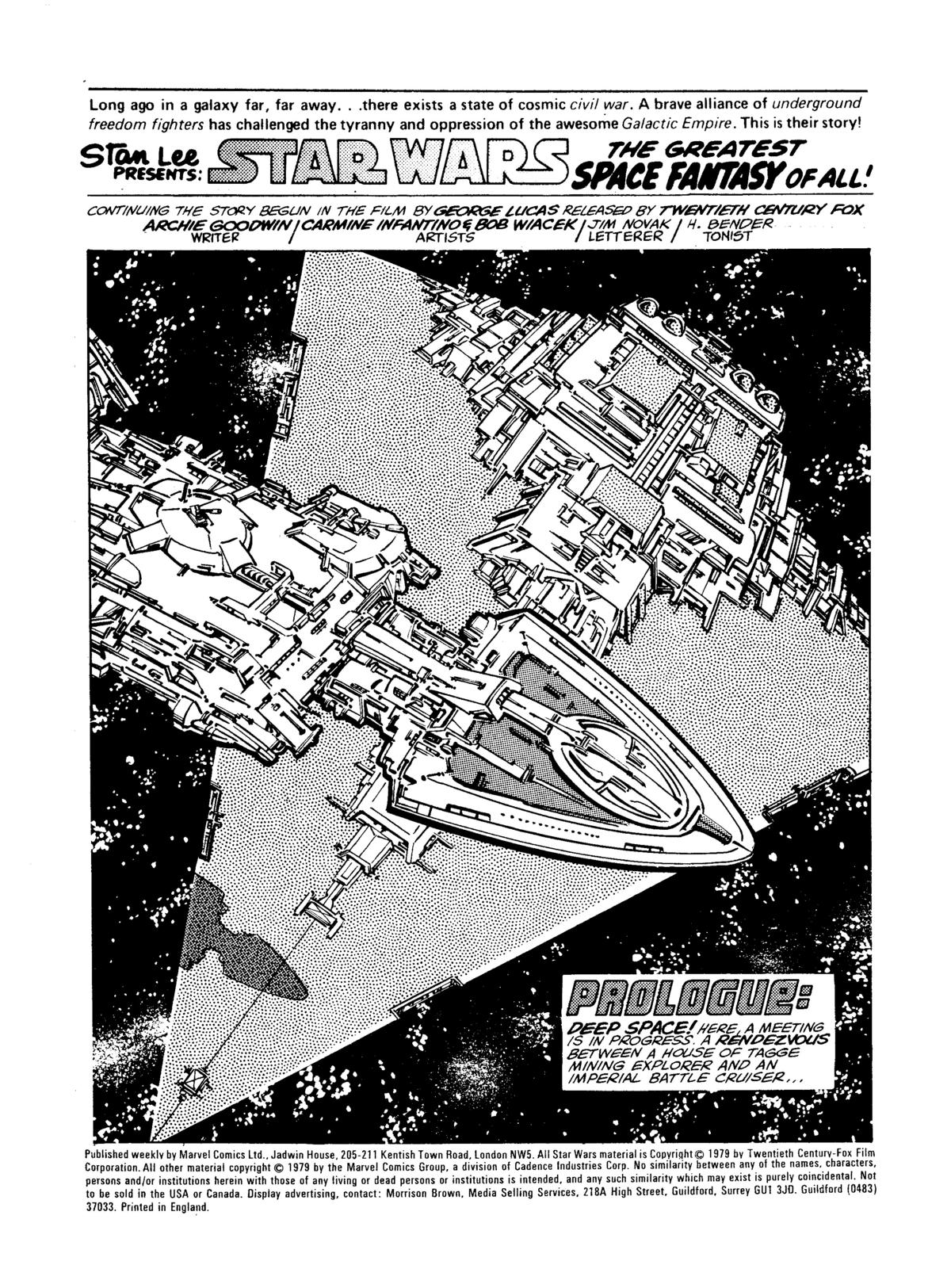 Read online Star Wars Weekly comic -  Issue #73 - 2