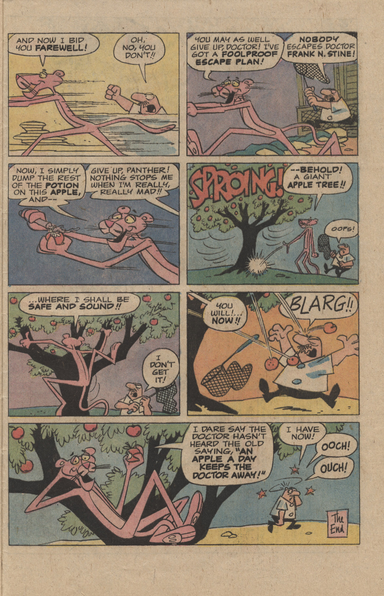 Read online The Pink Panther (1971) comic -  Issue #29 - 33