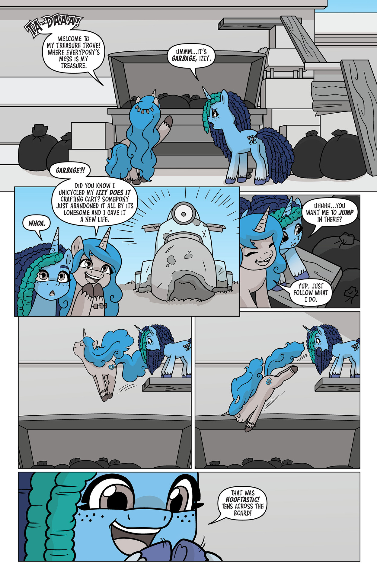 Read online My Little Pony: Black, White & Blue comic -  Issue # Full - 23