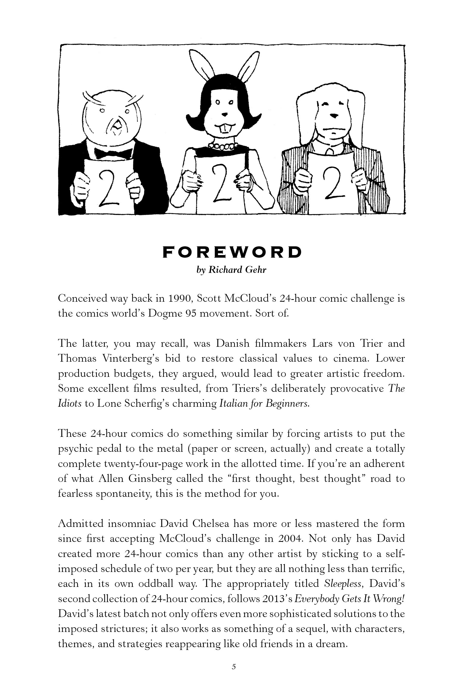 Read online Sleepless and Other Stories: David Chelsea’s 24-Hour Comics comic -  Issue # TPB (Part 1) - 7