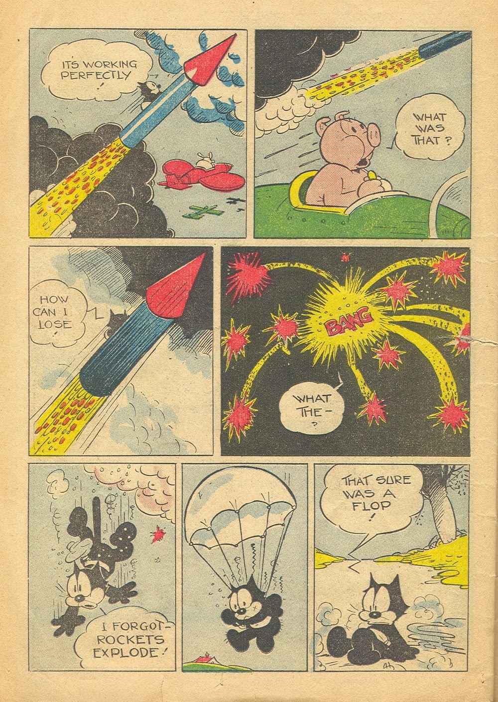 Read online Felix the Cat (1948) comic -  Issue #6 - 38