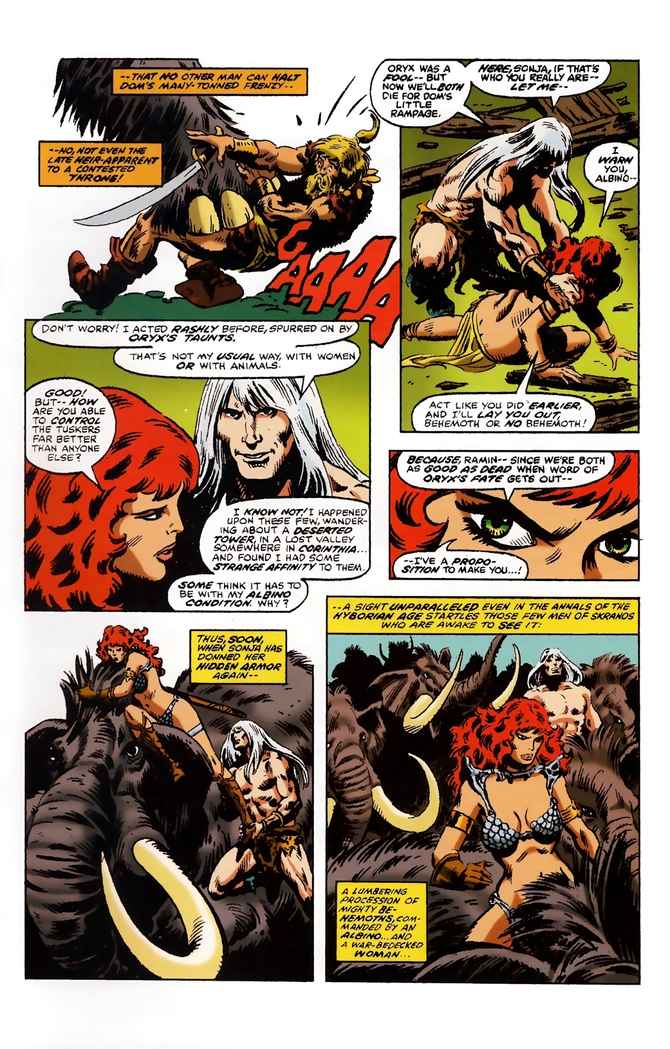 Read online The Adventures of Red Sonja comic -  Issue # TPB 3 - 99