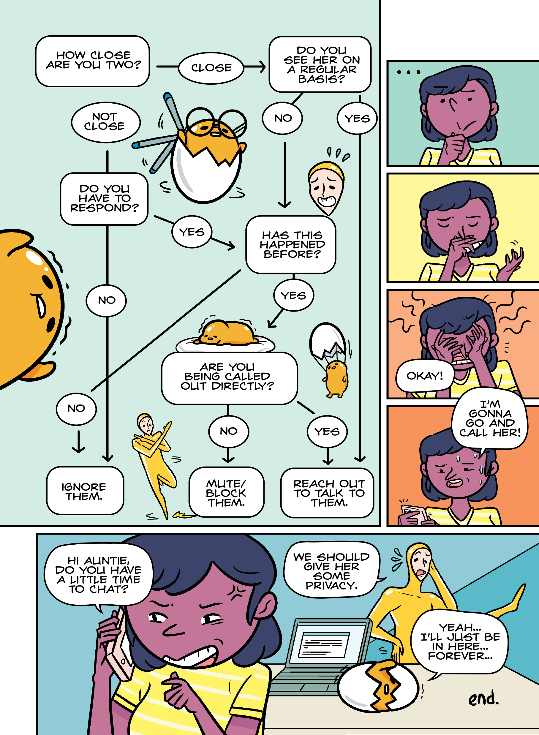 Read online Gudetama comic -  Issue # Mindfulness for the Lazy - 37