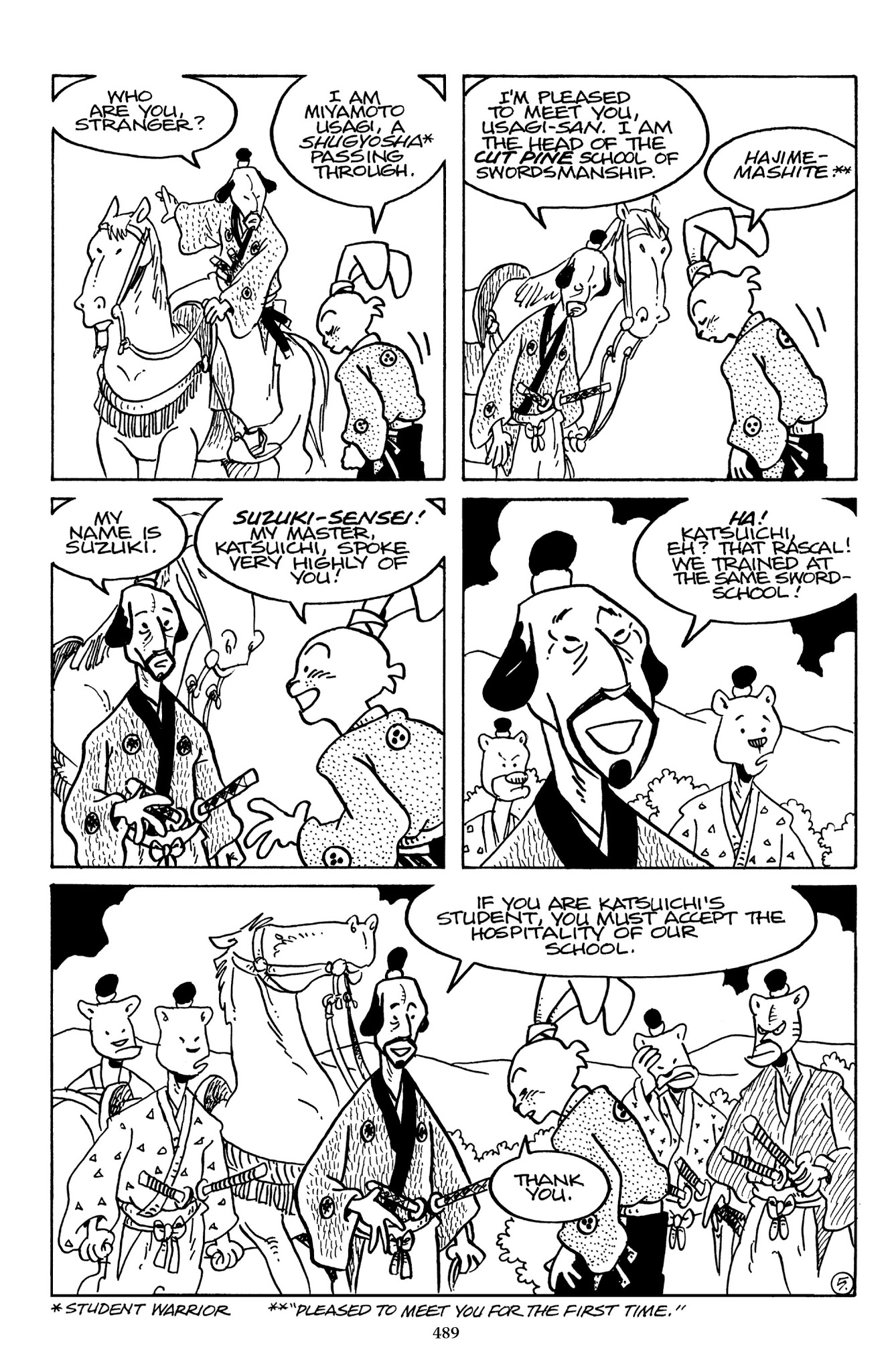 Read online The Usagi Yojimbo Saga comic -  Issue # TPB 7 - 481