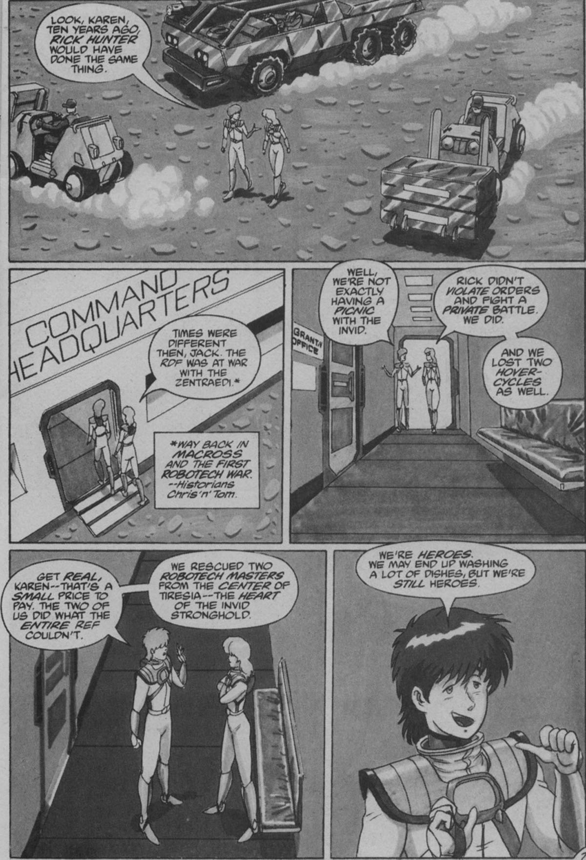 Read online Robotech II: The Sentinels - The Marriage of Rick Hunter and Lisa Hayes comic -  Issue # TPB 4 - 64