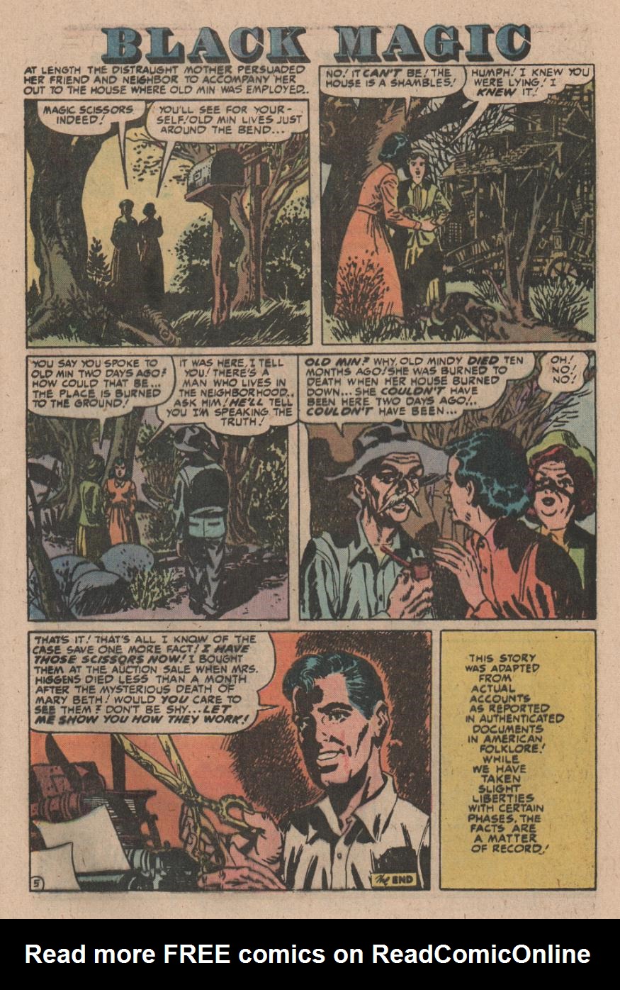 Read online Black Magic (1973) comic -  Issue #4 - 9
