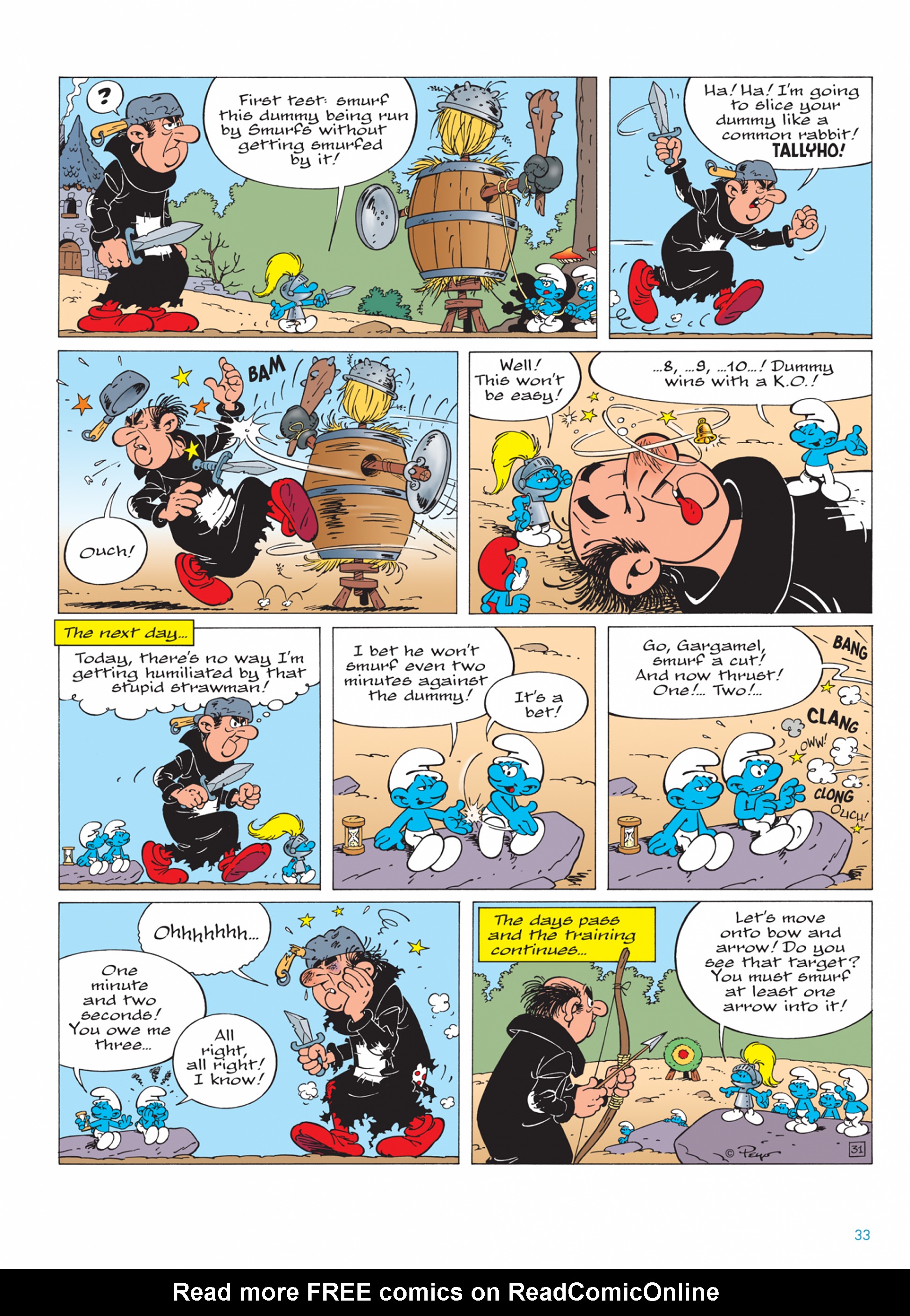 Read online The Smurfs comic -  Issue #25 - 34