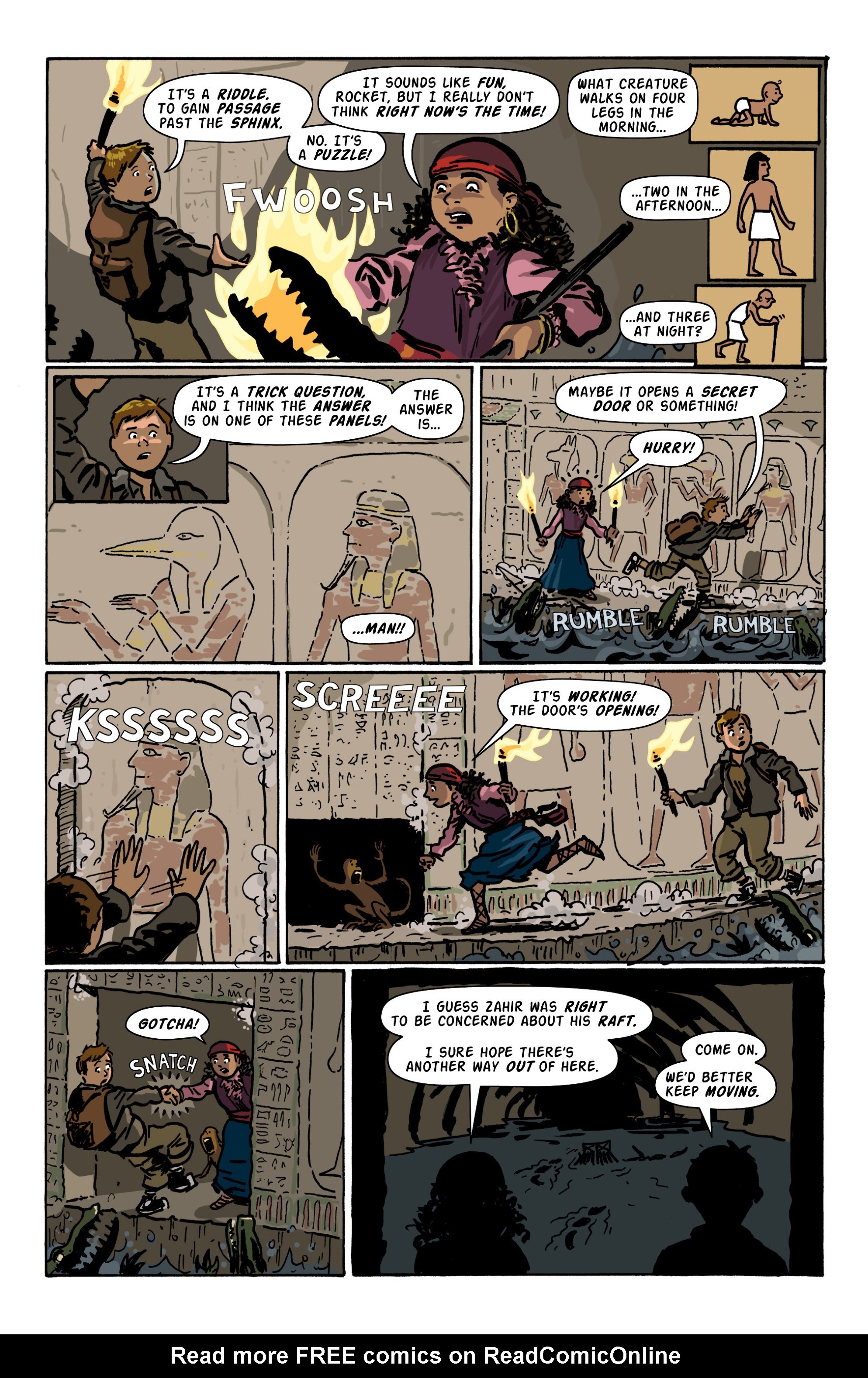Read online Rocket Robinson and the Pharaoh's Fortune comic -  Issue # TPB (Part 2) - 95