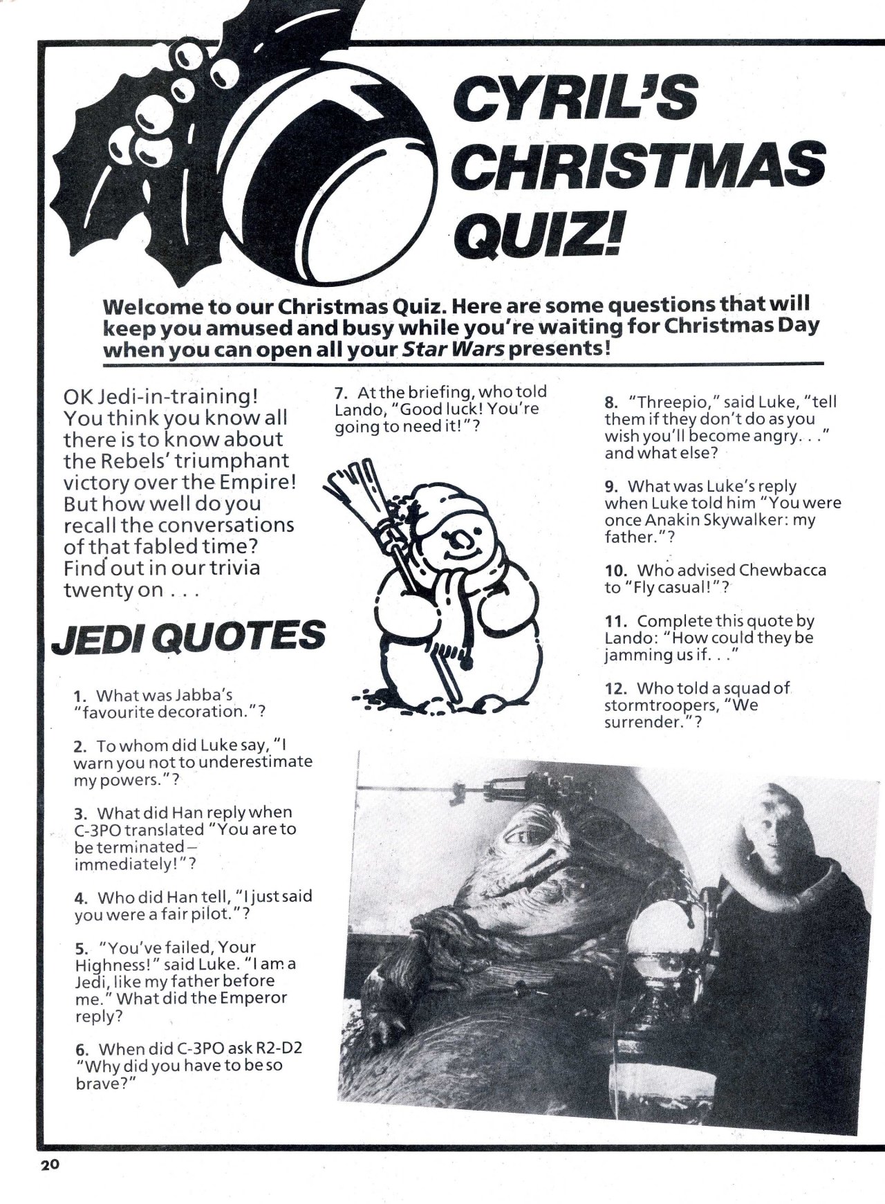Read online Return of the Jedi comic -  Issue #80 - 20