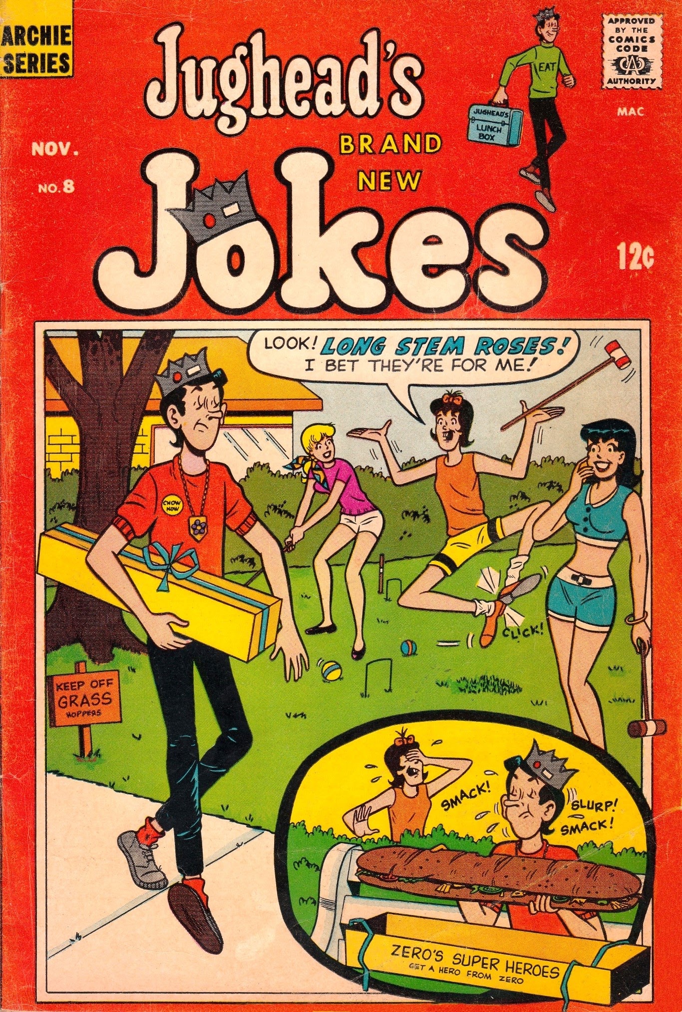 Read online Jughead's Jokes comic -  Issue #8 - 1