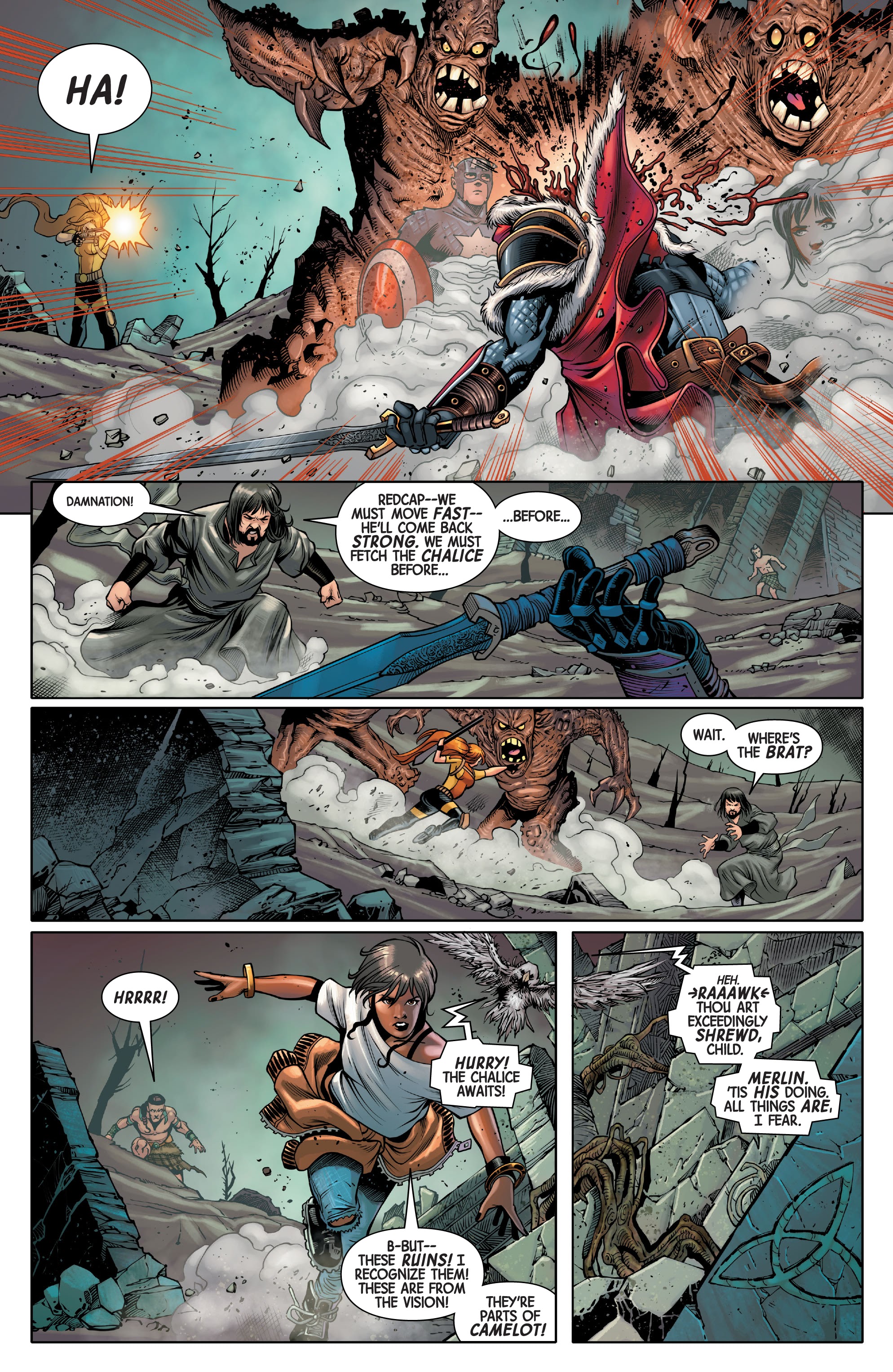 Read online Black Knight: Curse Of The Ebony Blade comic -  Issue #3 - 18