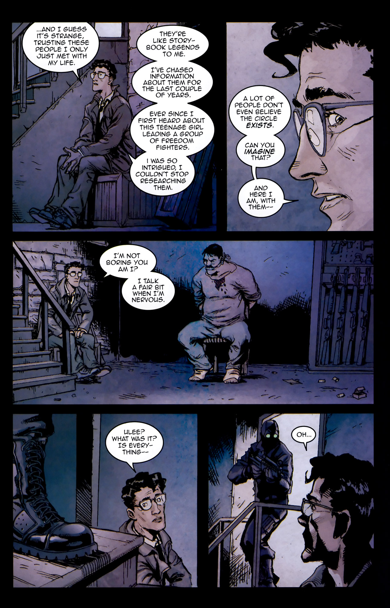 Read online The Circle (2007) comic -  Issue #2 - 22