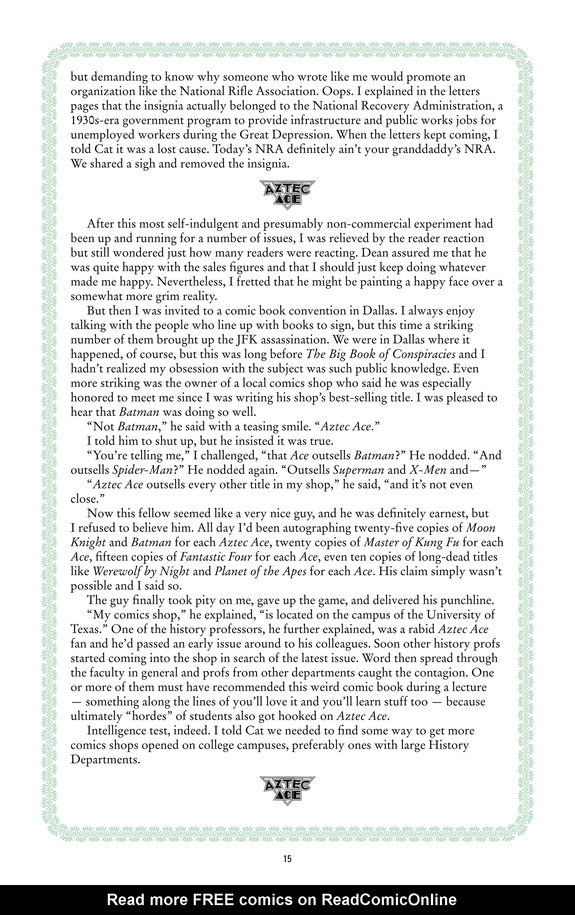 Read online Aztec Ace comic -  Issue # _The Complete Collection (Part 1) - 17