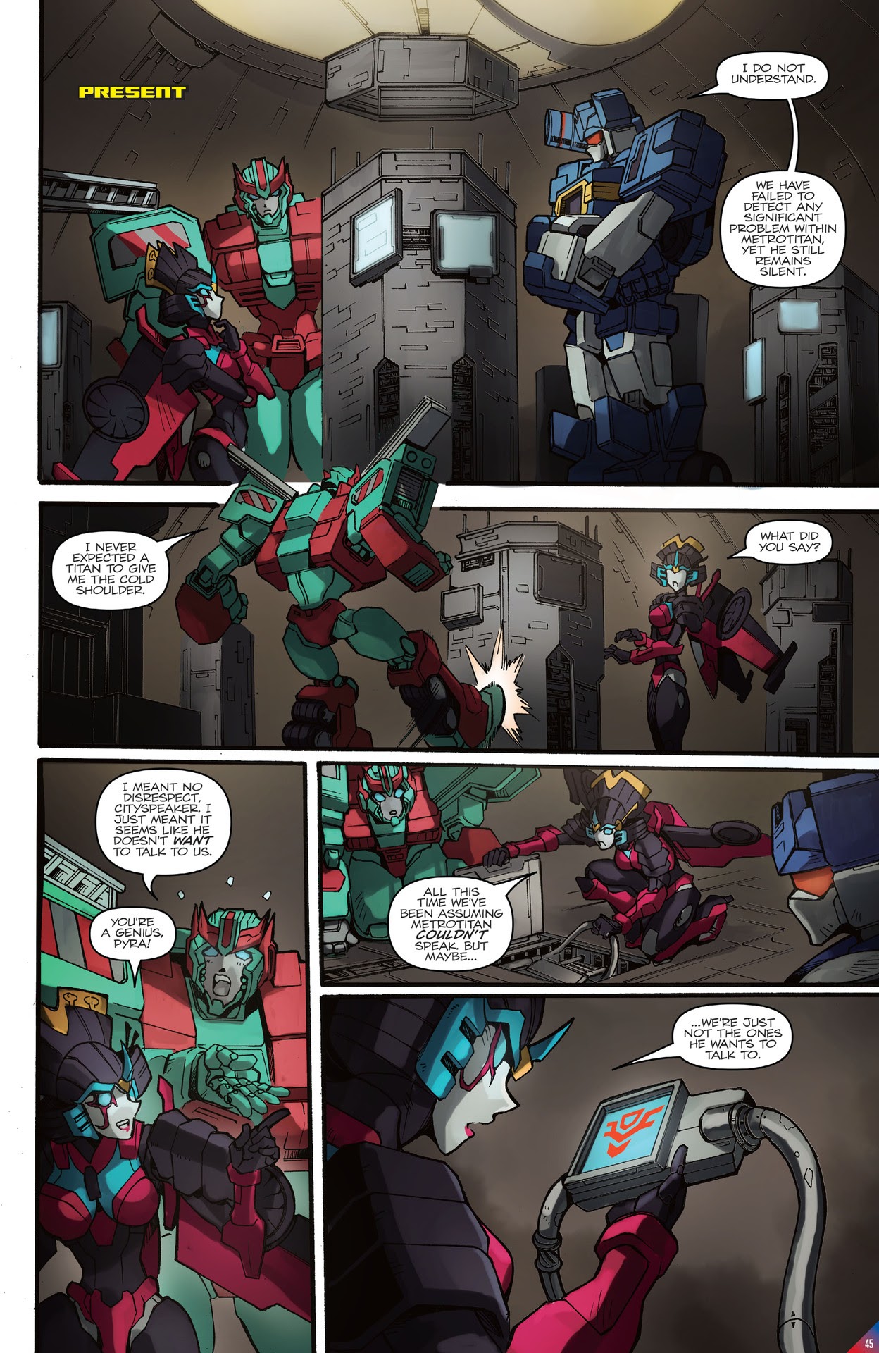 Read online Transformers: The IDW Collection Phase Three comic -  Issue # TPB 1 (Part 1) - 45