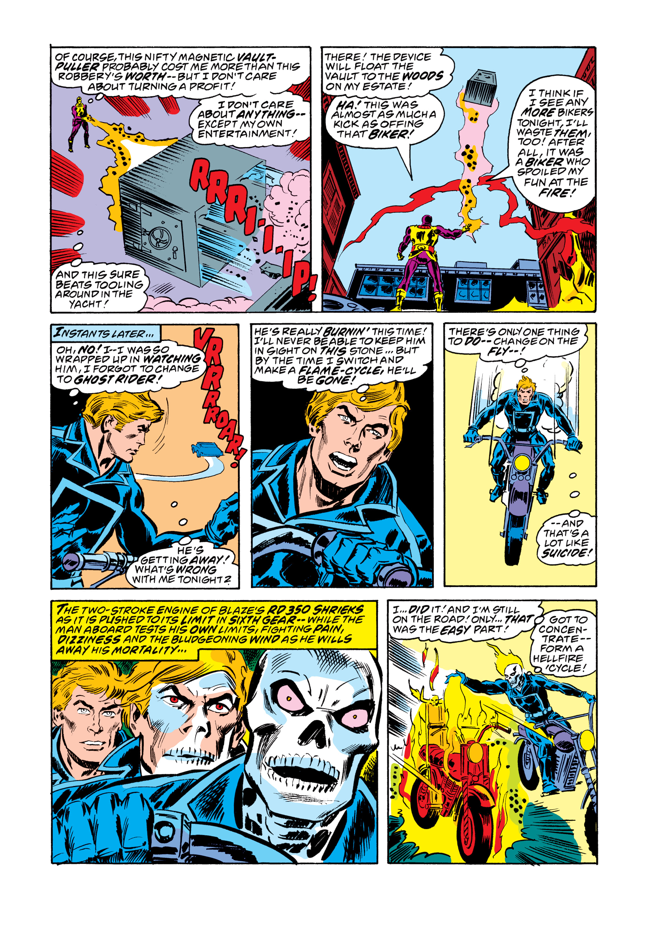 Read online Marvel Masterworks: Ghost Rider comic -  Issue # TPB 3 (Part 1) - 92