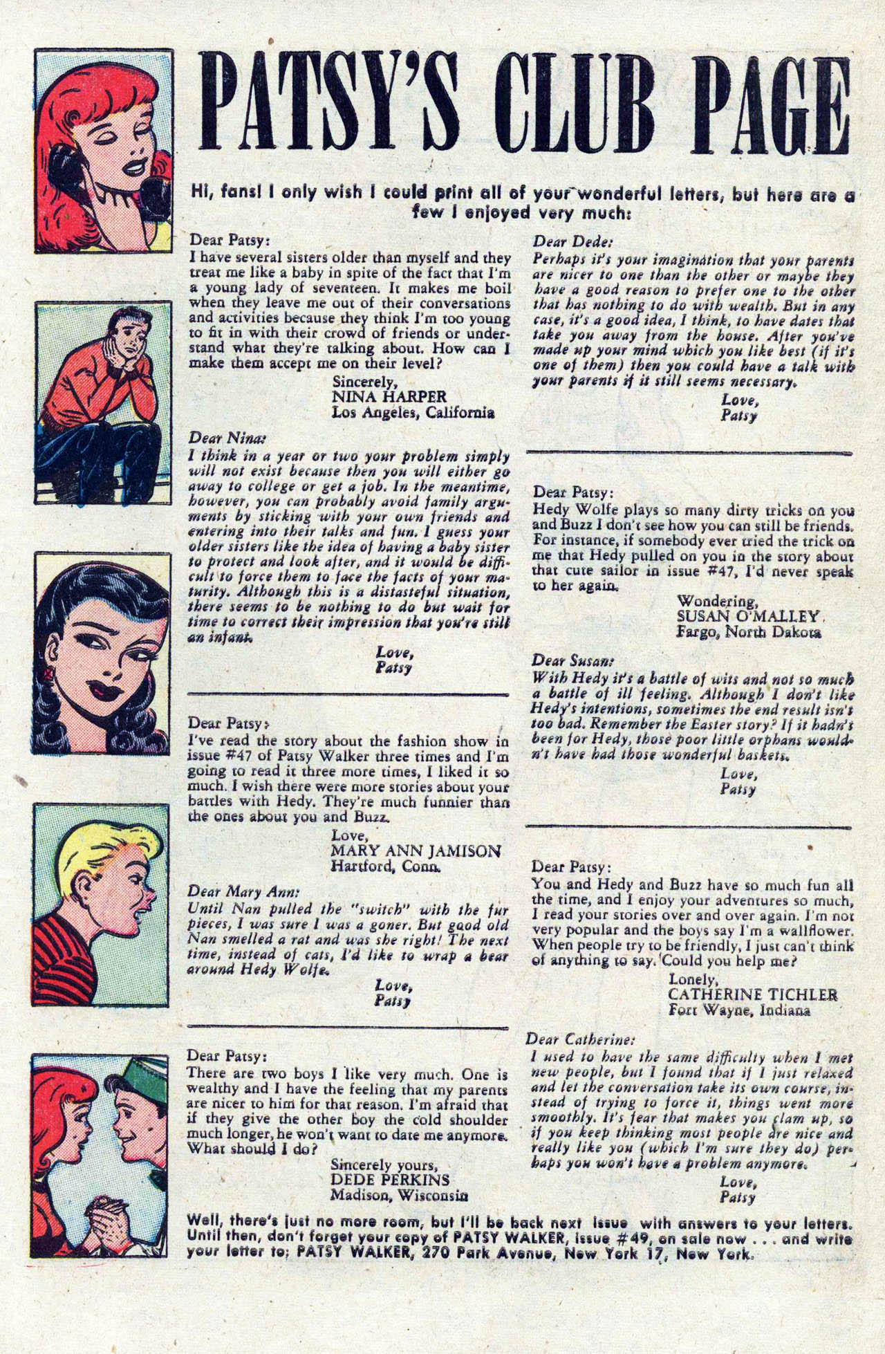 Read online Patsy Walker comic -  Issue #48 - 41