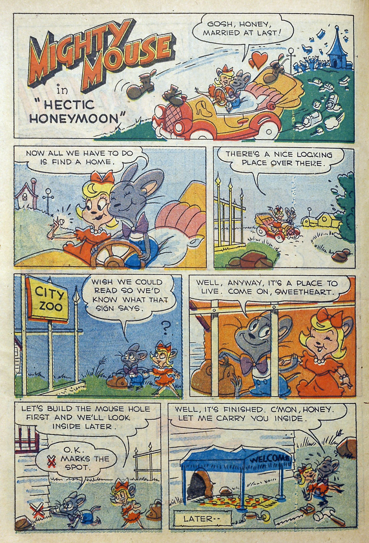 Read online Paul Terry's Mighty Mouse Comics comic -  Issue #42 - 51