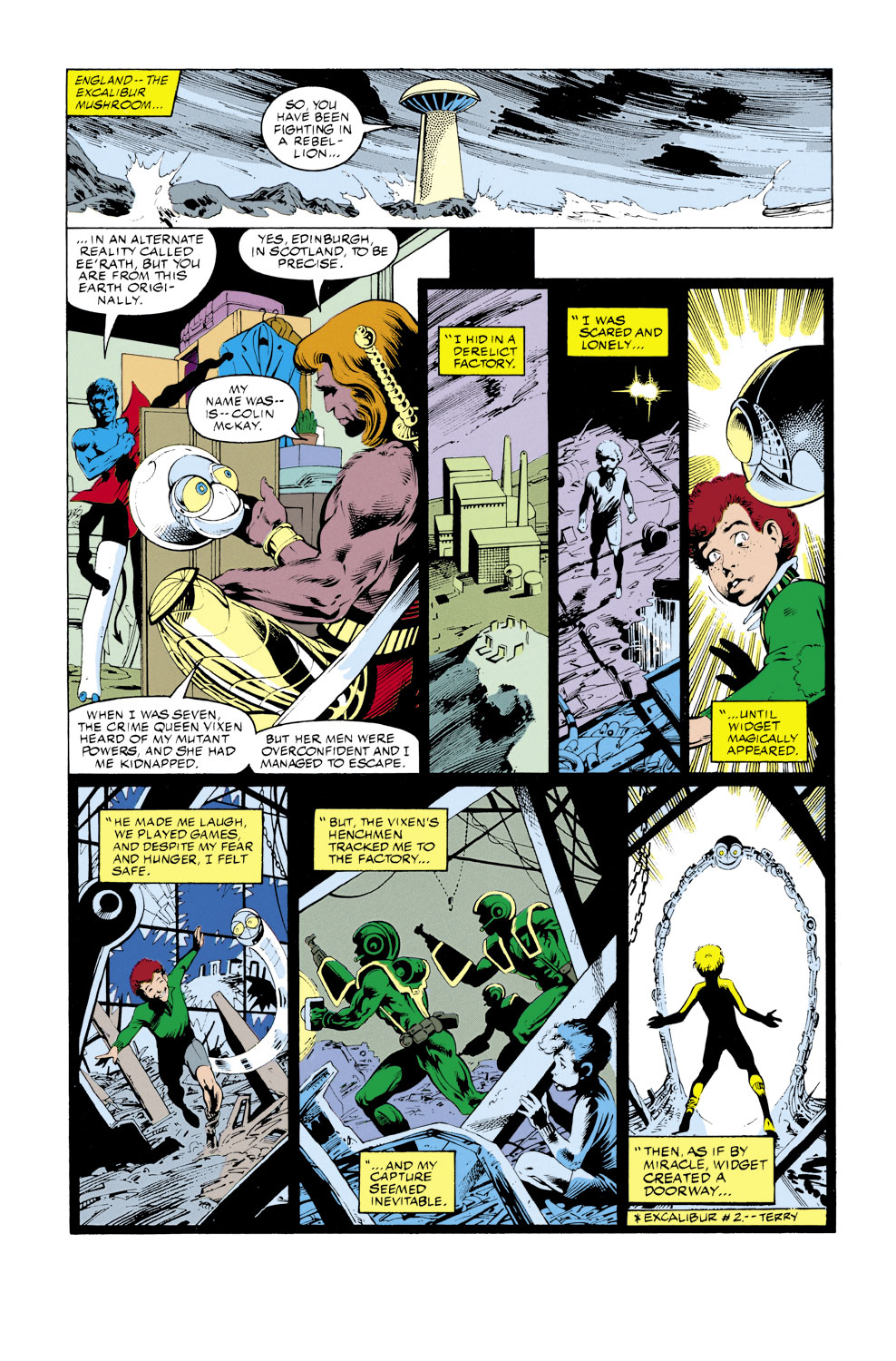 Read online Excalibur (1988) comic -  Issue #46 - 14