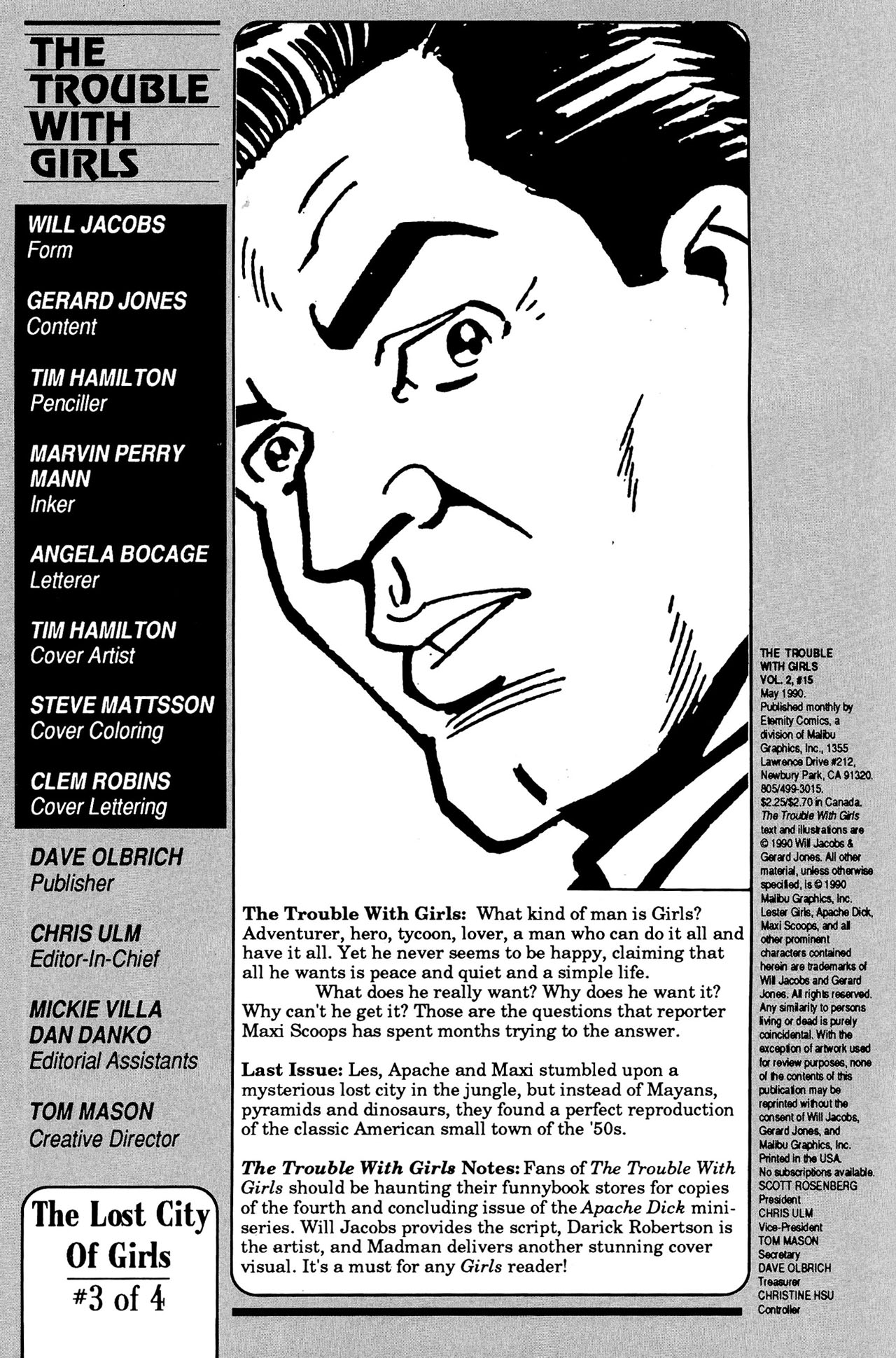 Read online The Trouble With Girls (1989) comic -  Issue #15 - 2