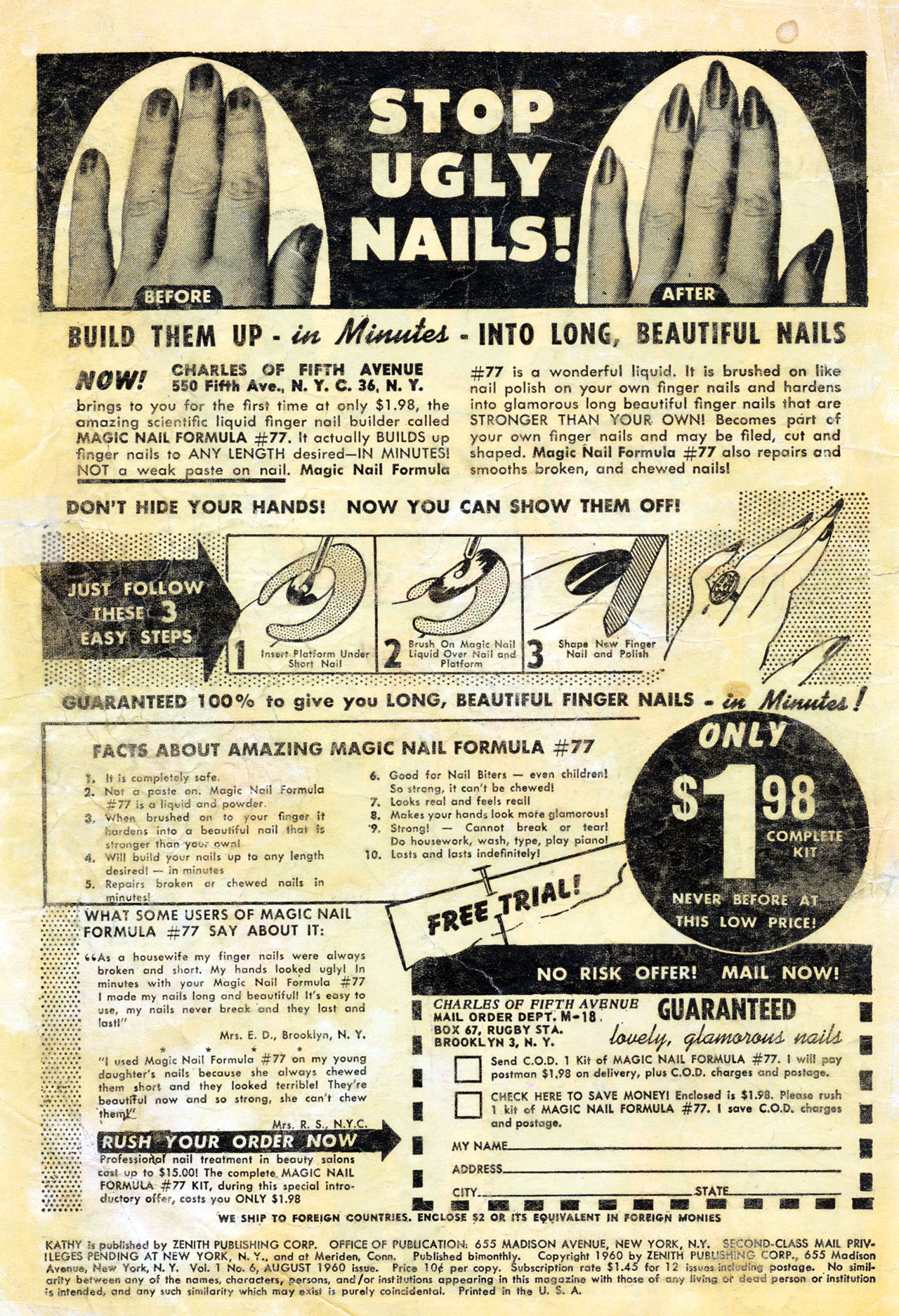 Read online Kathy (1959) comic -  Issue #6 - 2