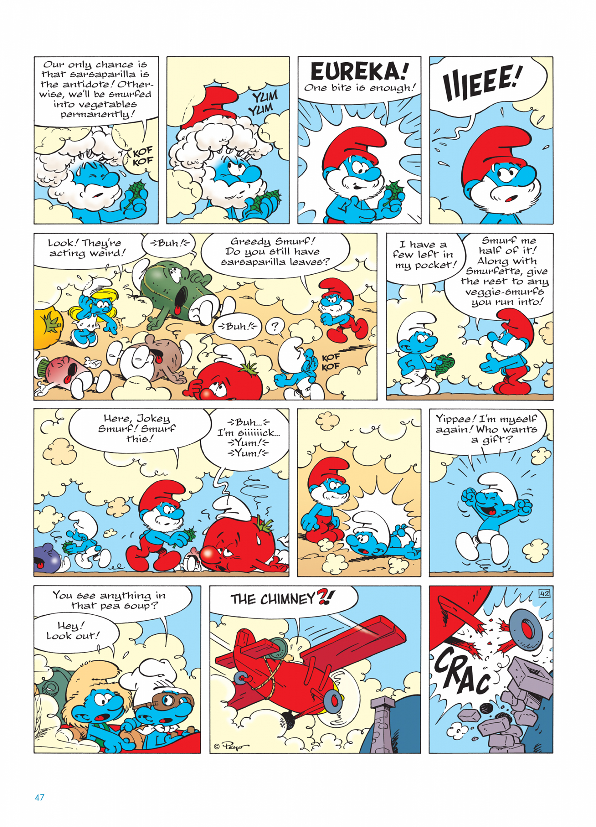 Read online The Smurfs comic -  Issue #26 - 47