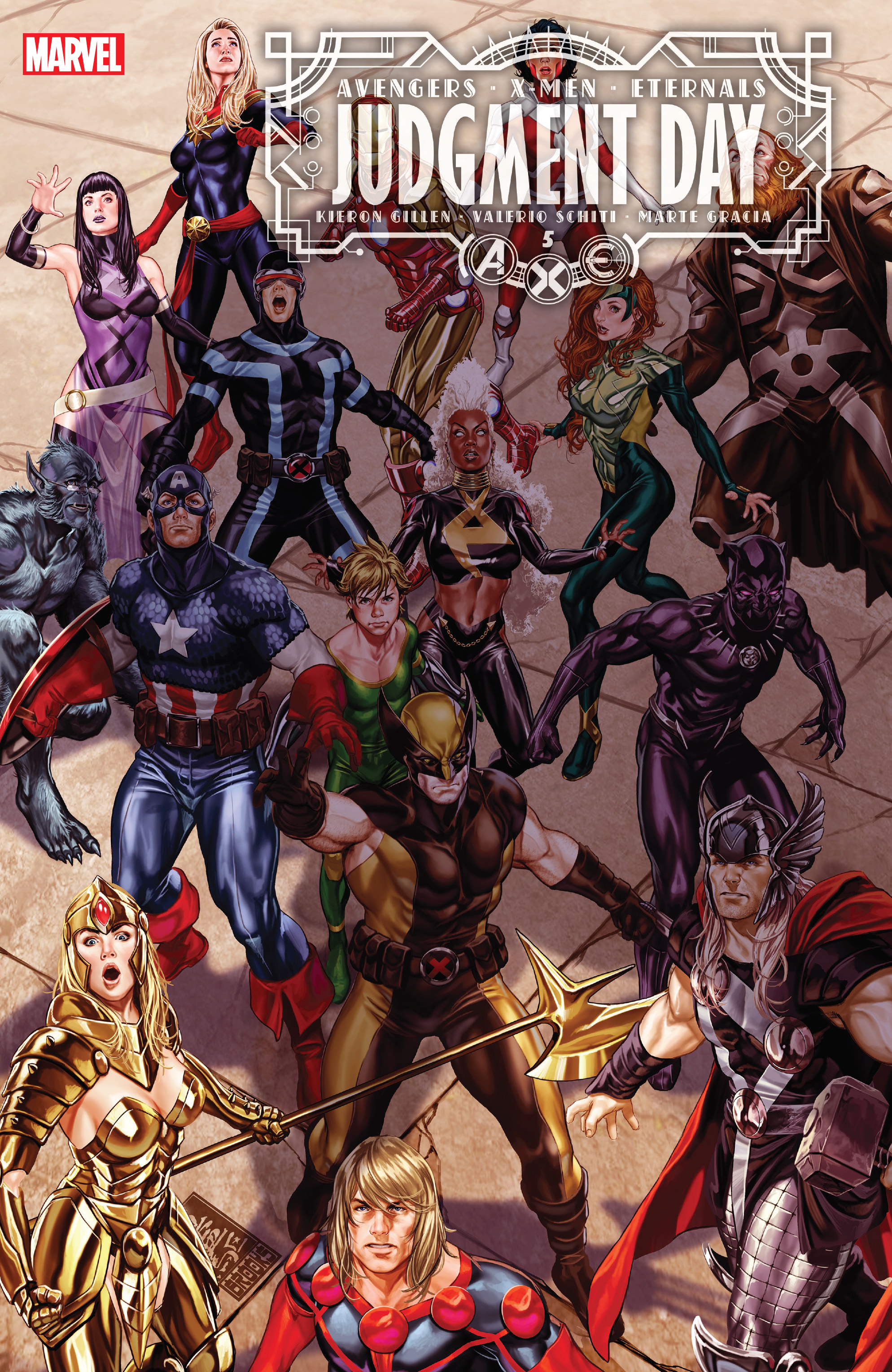 Read online A.X.E.: Judgment Day comic -  Issue #5 - 1