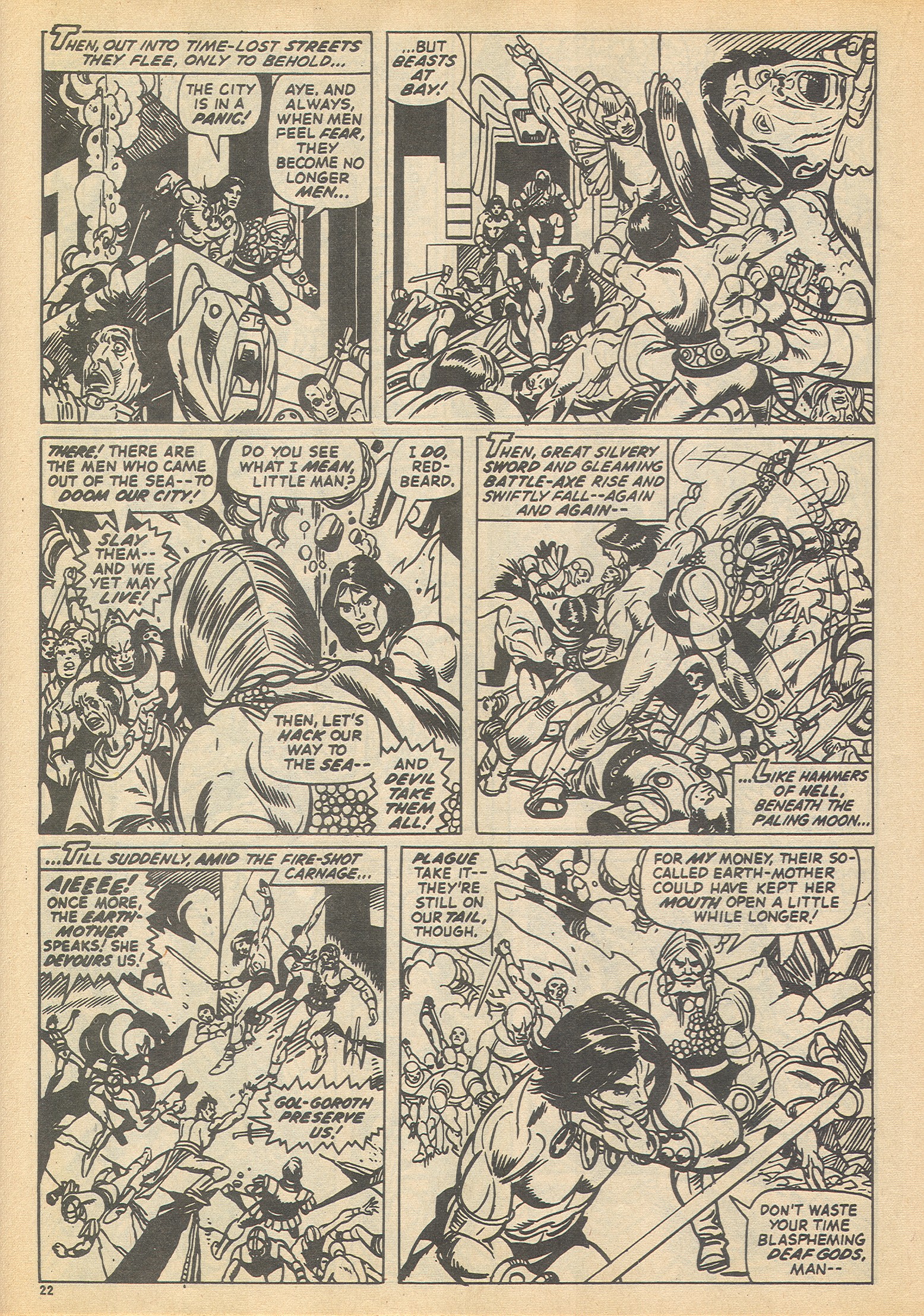 Read online The Savage Sword of Conan (1975) comic -  Issue #18 - 22