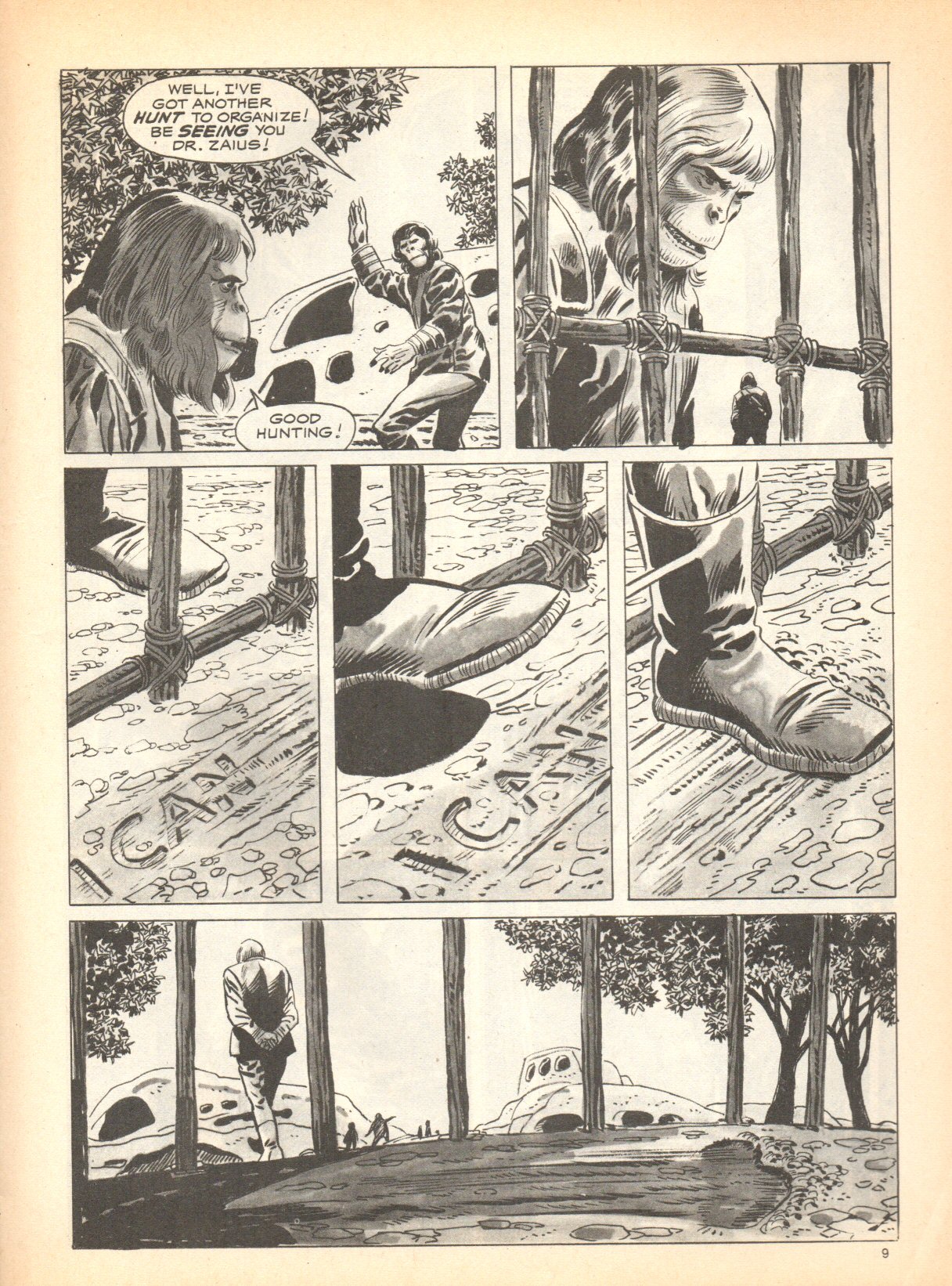 Read online Planet of the Apes (1974) comic -  Issue #3 - 9