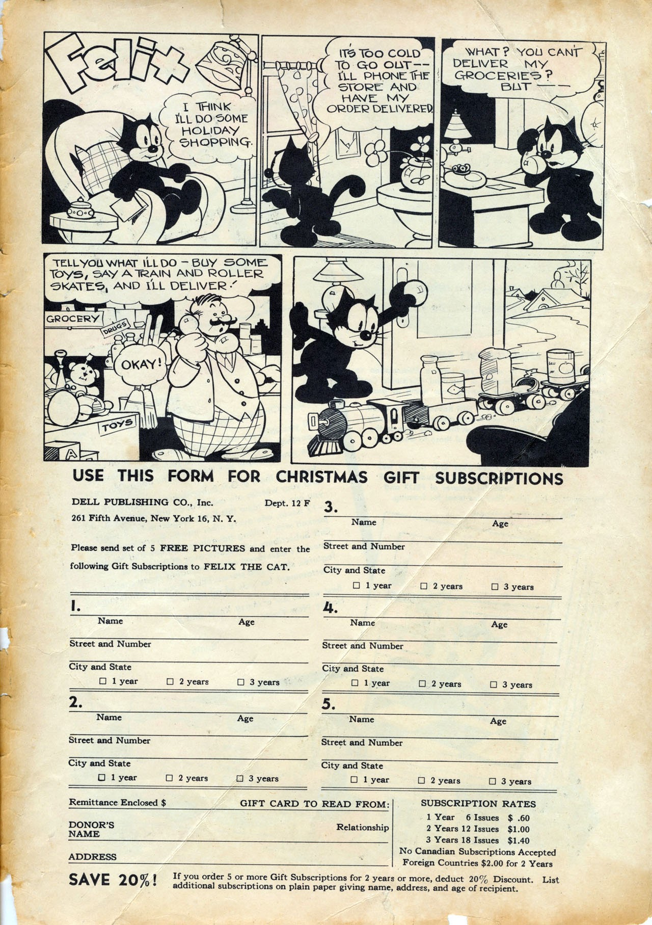 Read online Felix the Cat (1948) comic -  Issue #12 - 51