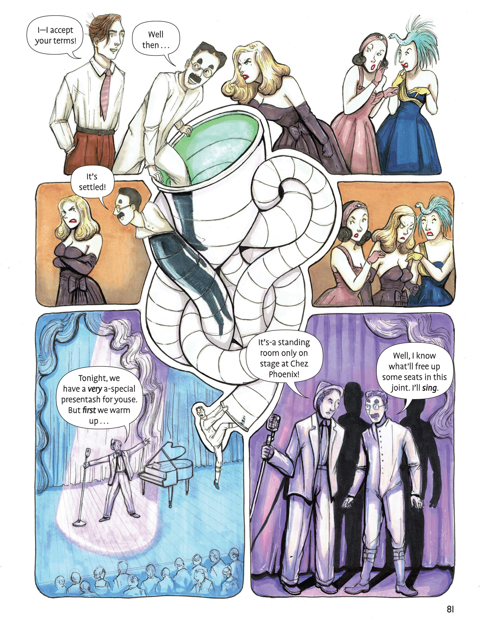 Read online Giraffes on Horseback Salad: Salvador Dali, the Marx Brothers, and the Strangest Movie Never Made comic -  Issue # TPB (Part 1) - 70