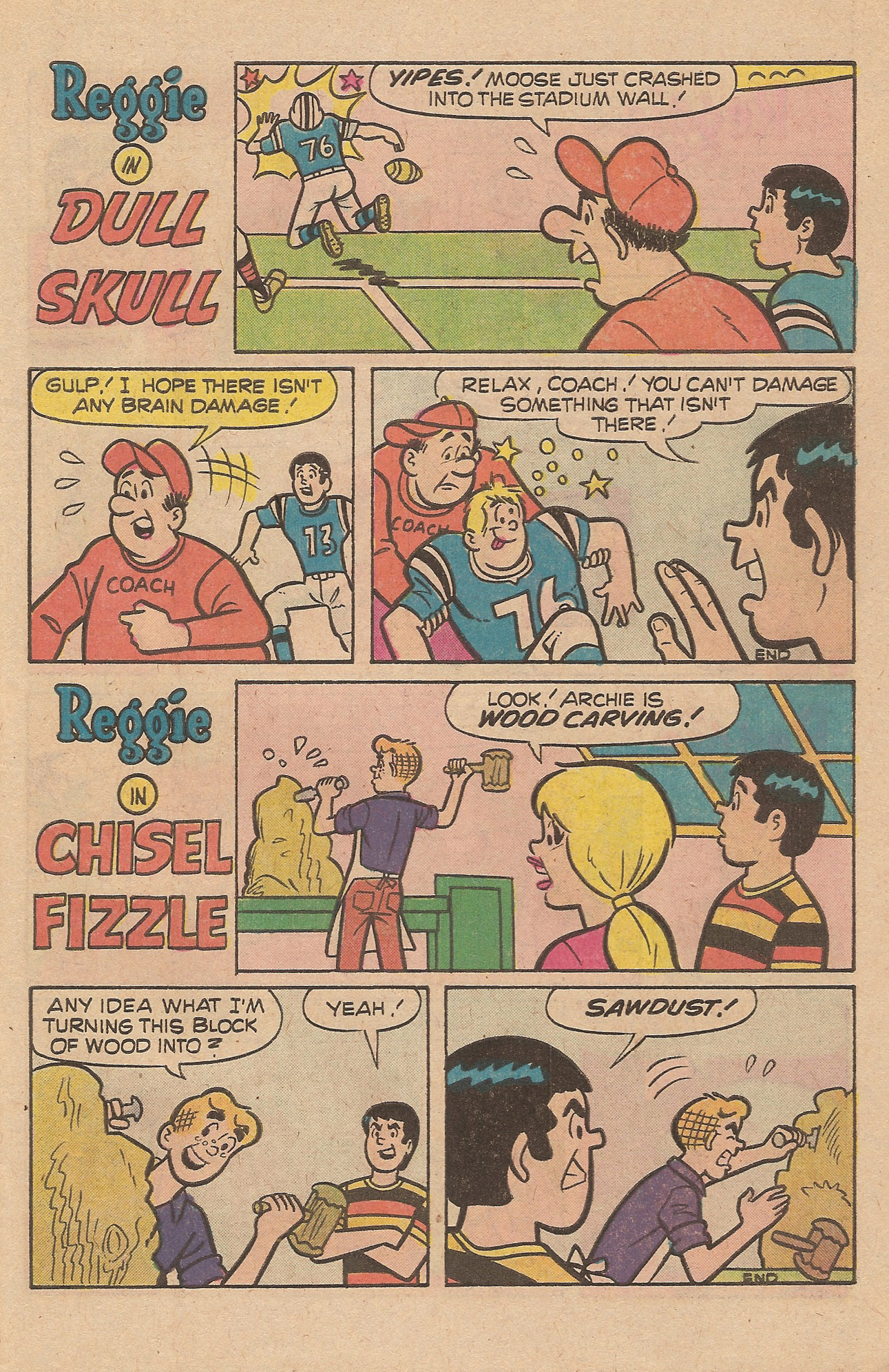 Read online Reggie's Wise Guy Jokes comic -  Issue #40 - 31