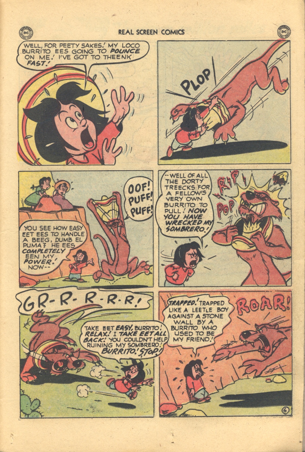 Read online Real Screen Comics comic -  Issue #33 - 35