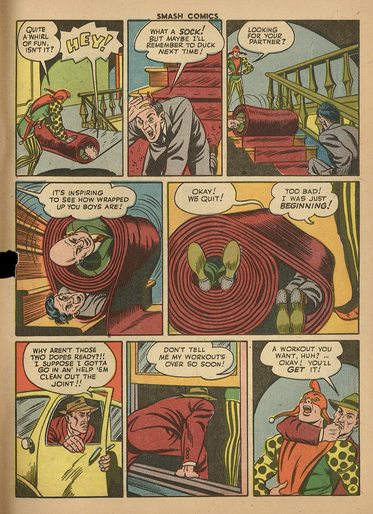 Read online Smash Comics comic -  Issue #51 - 57