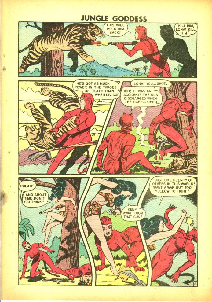 Read online Rulah - Jungle Goddess comic -  Issue #19 - 8