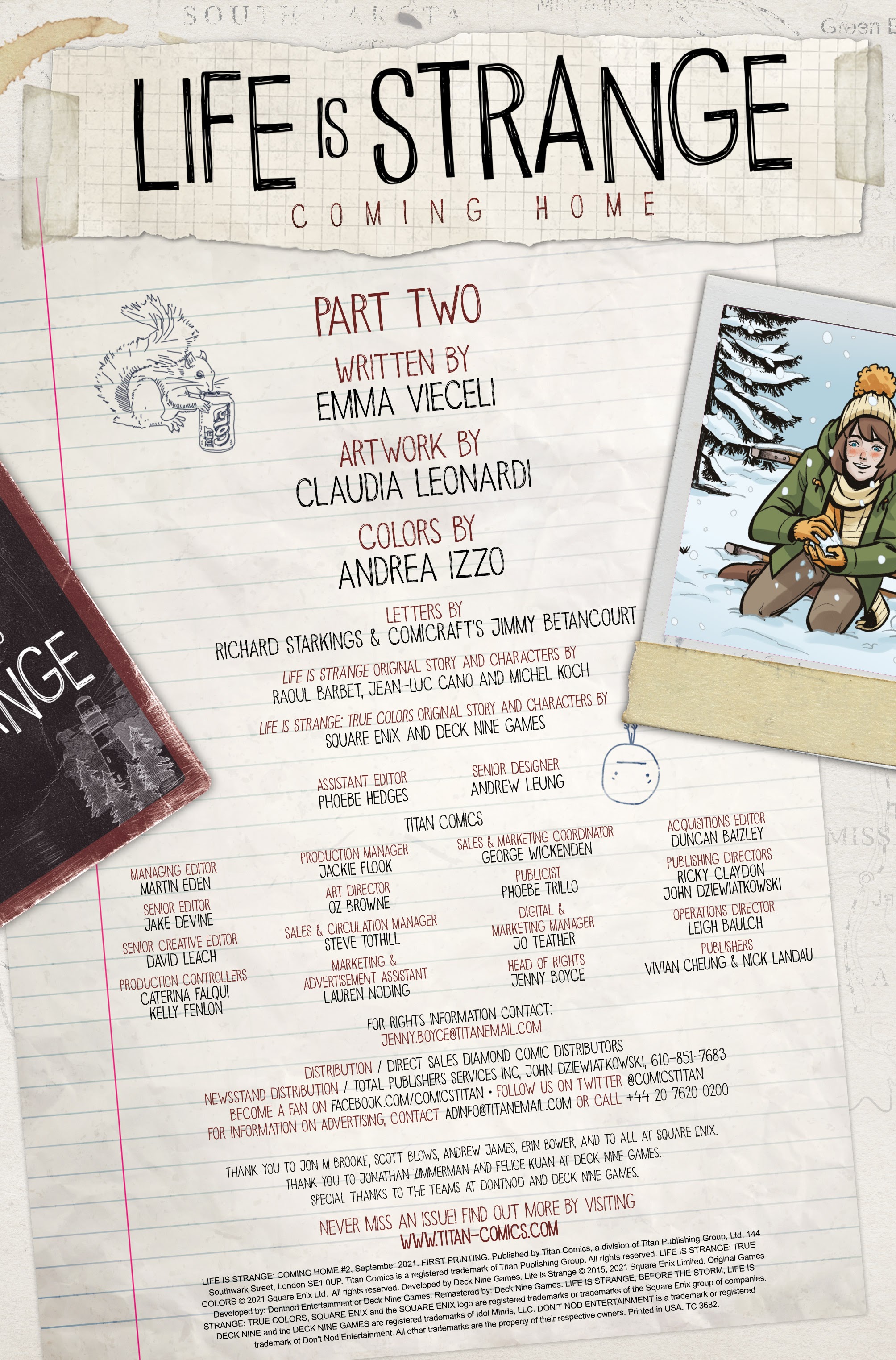 Read online Life is Strange: Coming Home comic -  Issue #2 - 5