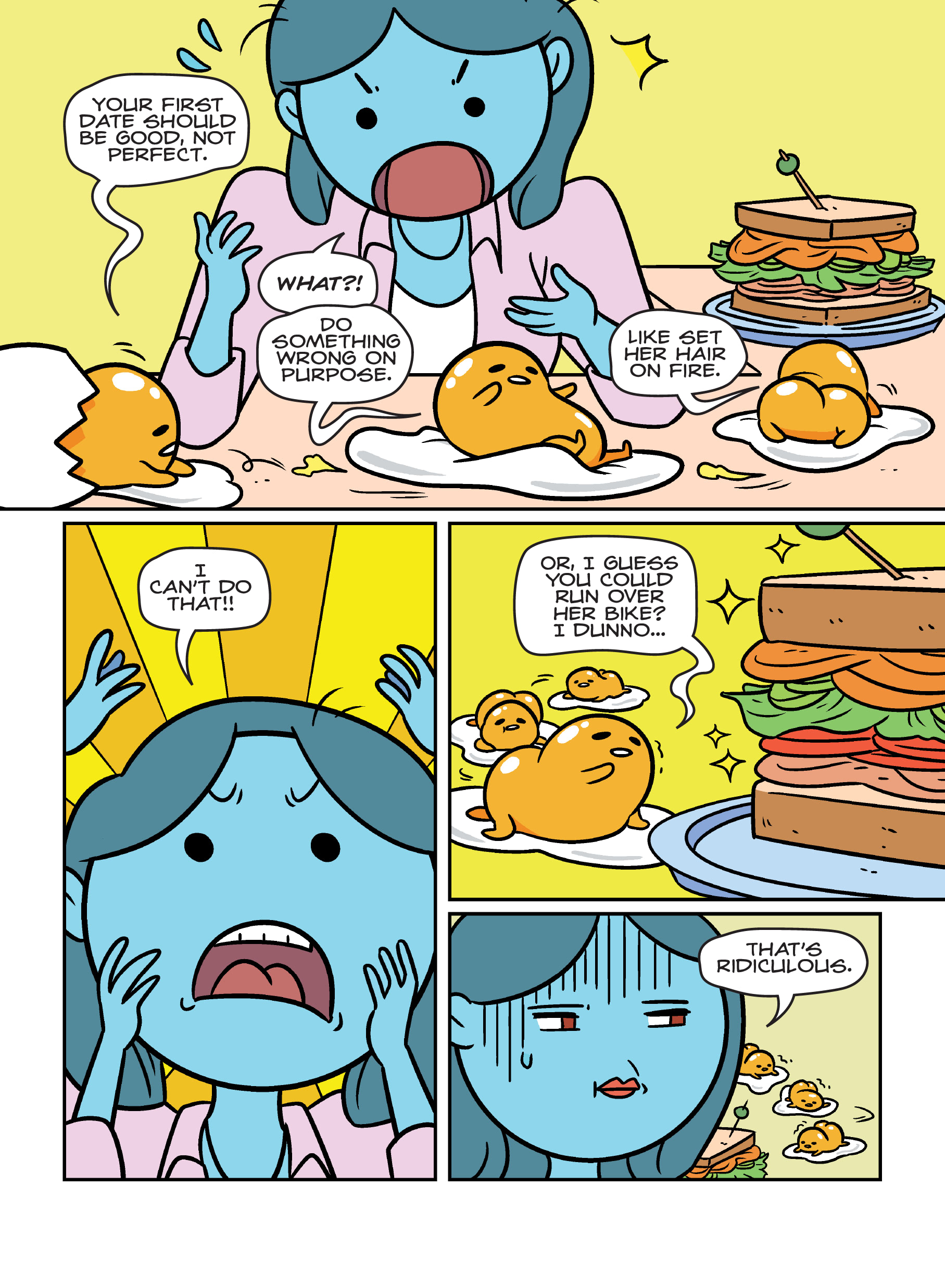 Read online Gudetama comic -  Issue # Love for the Lazy - 16