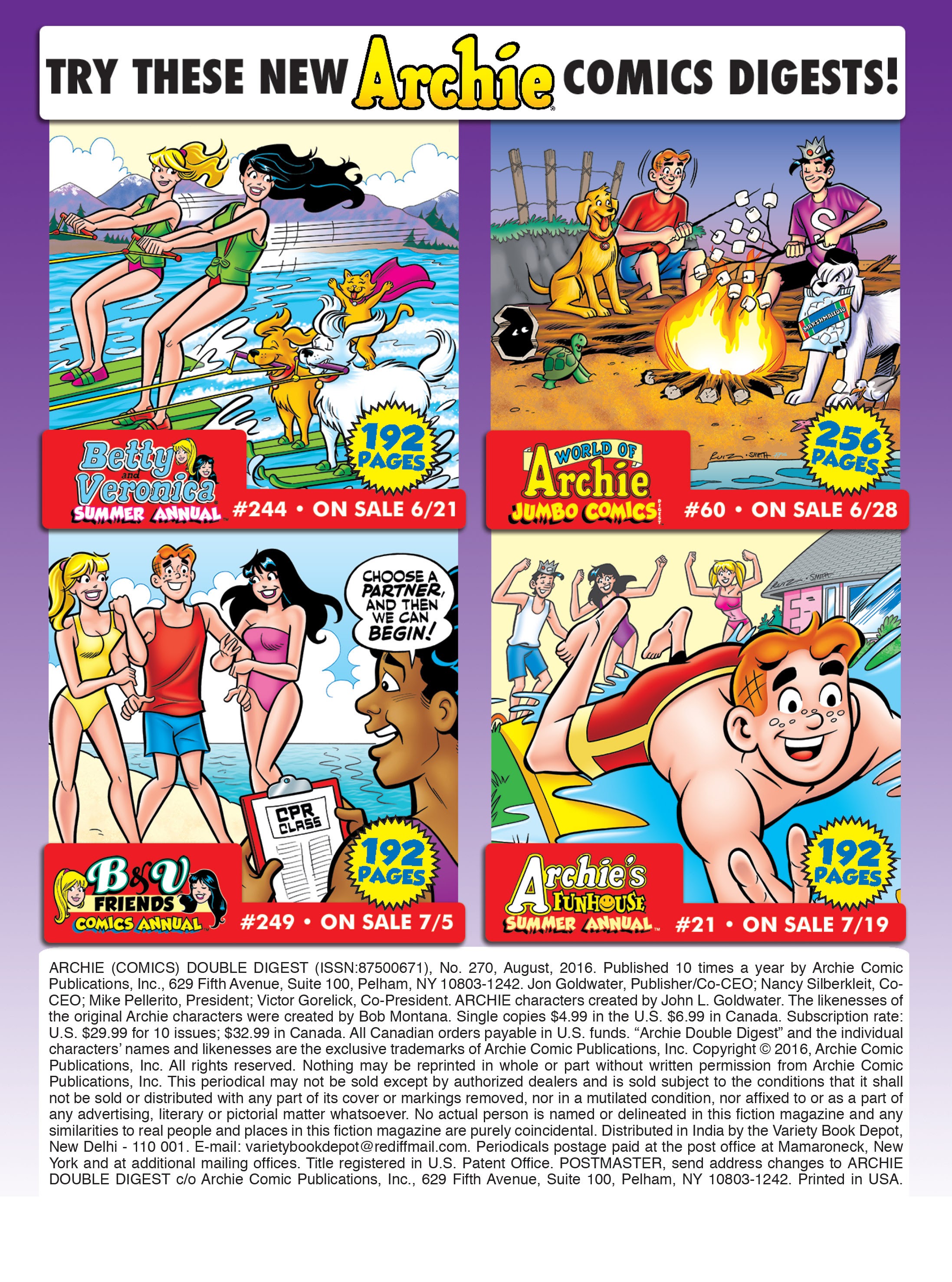 Read online Archie's Double Digest Magazine comic -  Issue #270 - 151