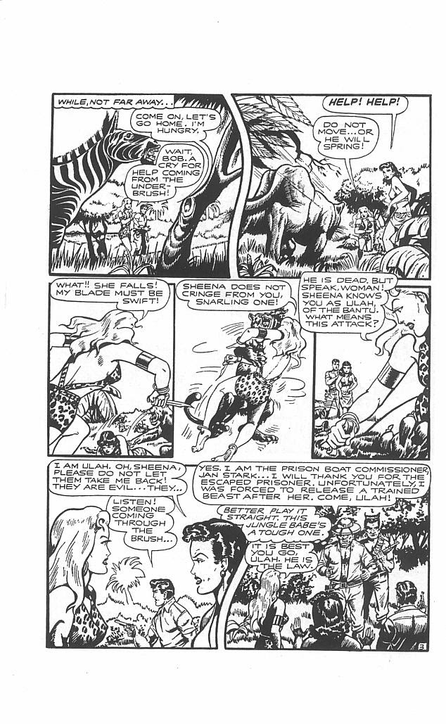 Read online Golden Age Sheena, Queen of the Jungle comic -  Issue # Full - 36