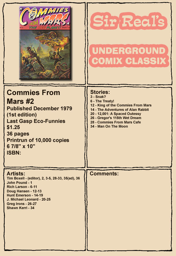 Read online Commies from Mars: The Red Planet comic -  Issue #2 - 1