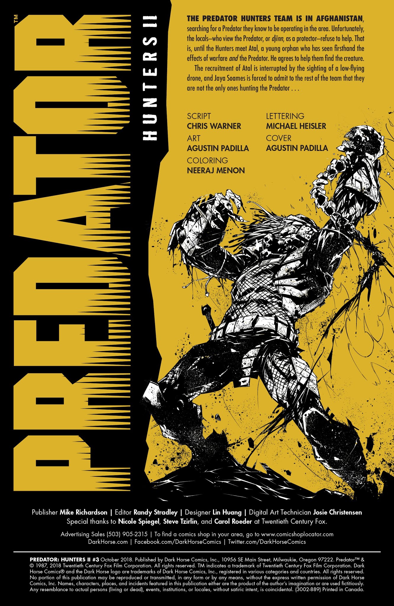 Read online Predator: Hunters II comic -  Issue #3 - 2