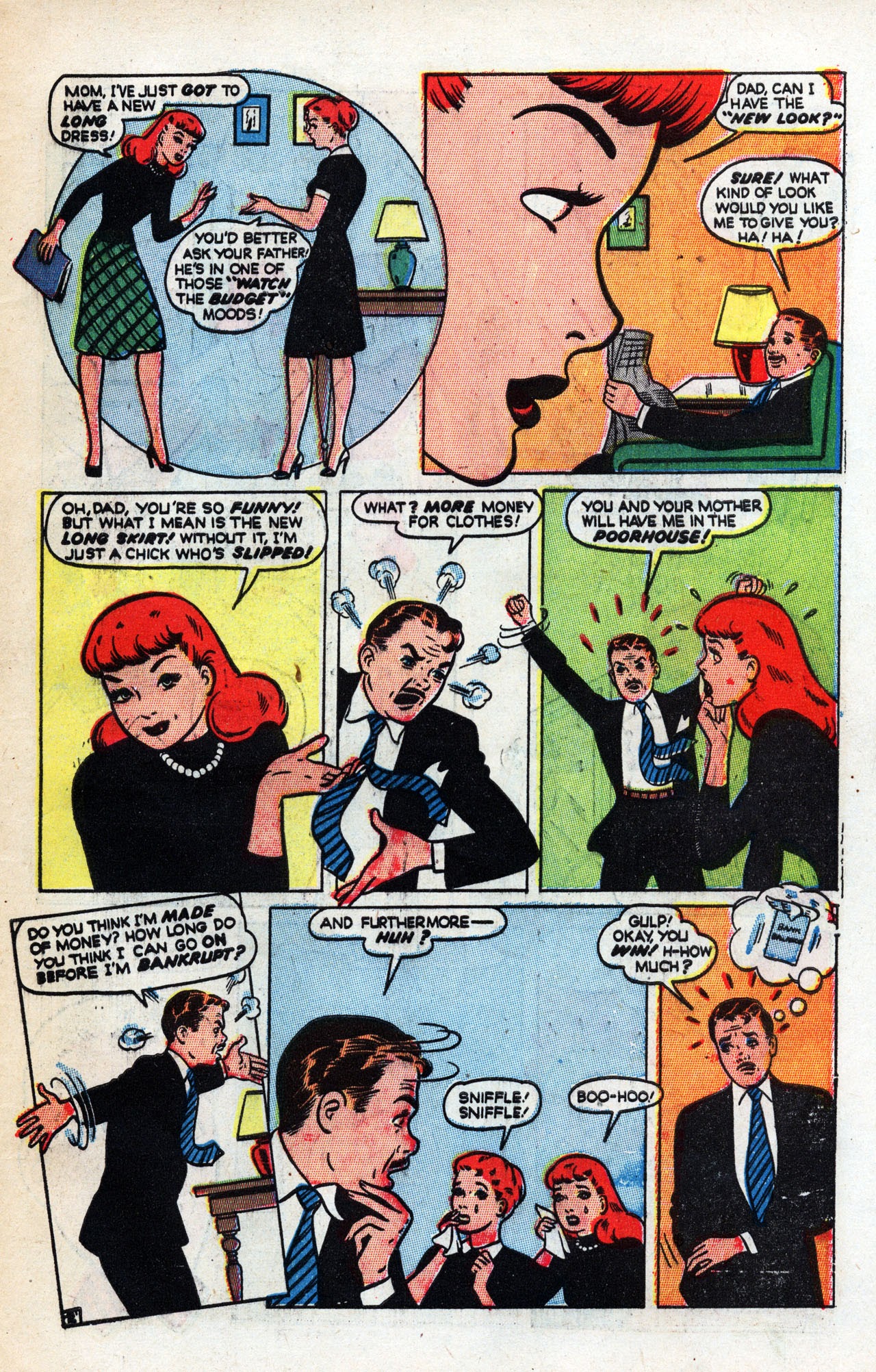 Read online Junior Miss (1947) comic -  Issue #30 - 37