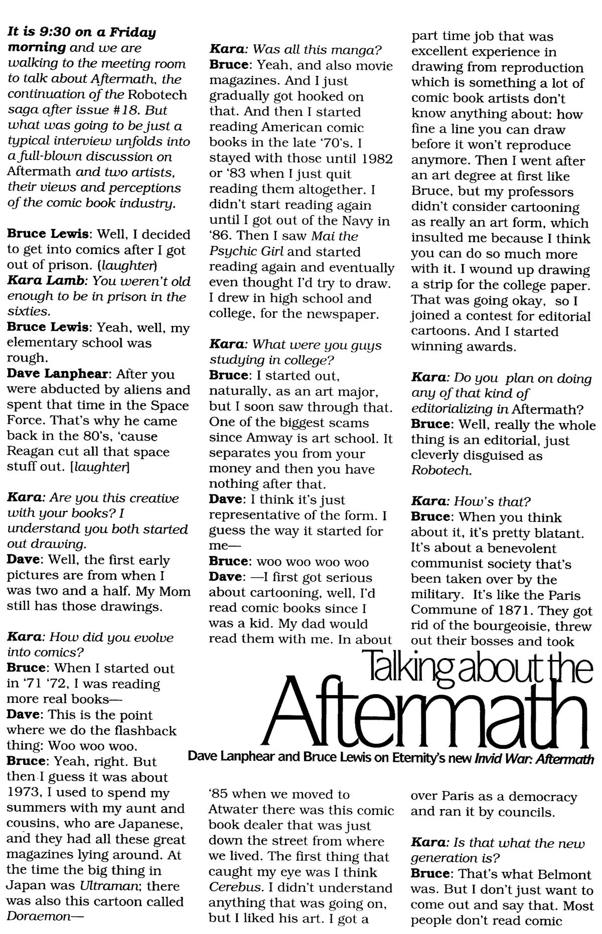 Read online Robotech: Return to Macross comic -  Issue #7 - 31