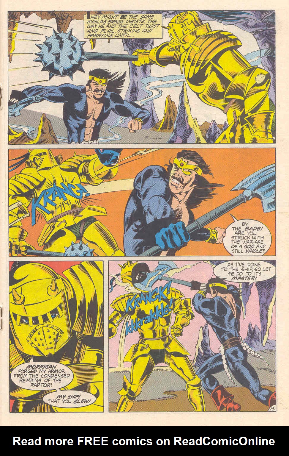 Read online Starslayer comic -  Issue #33 - 17