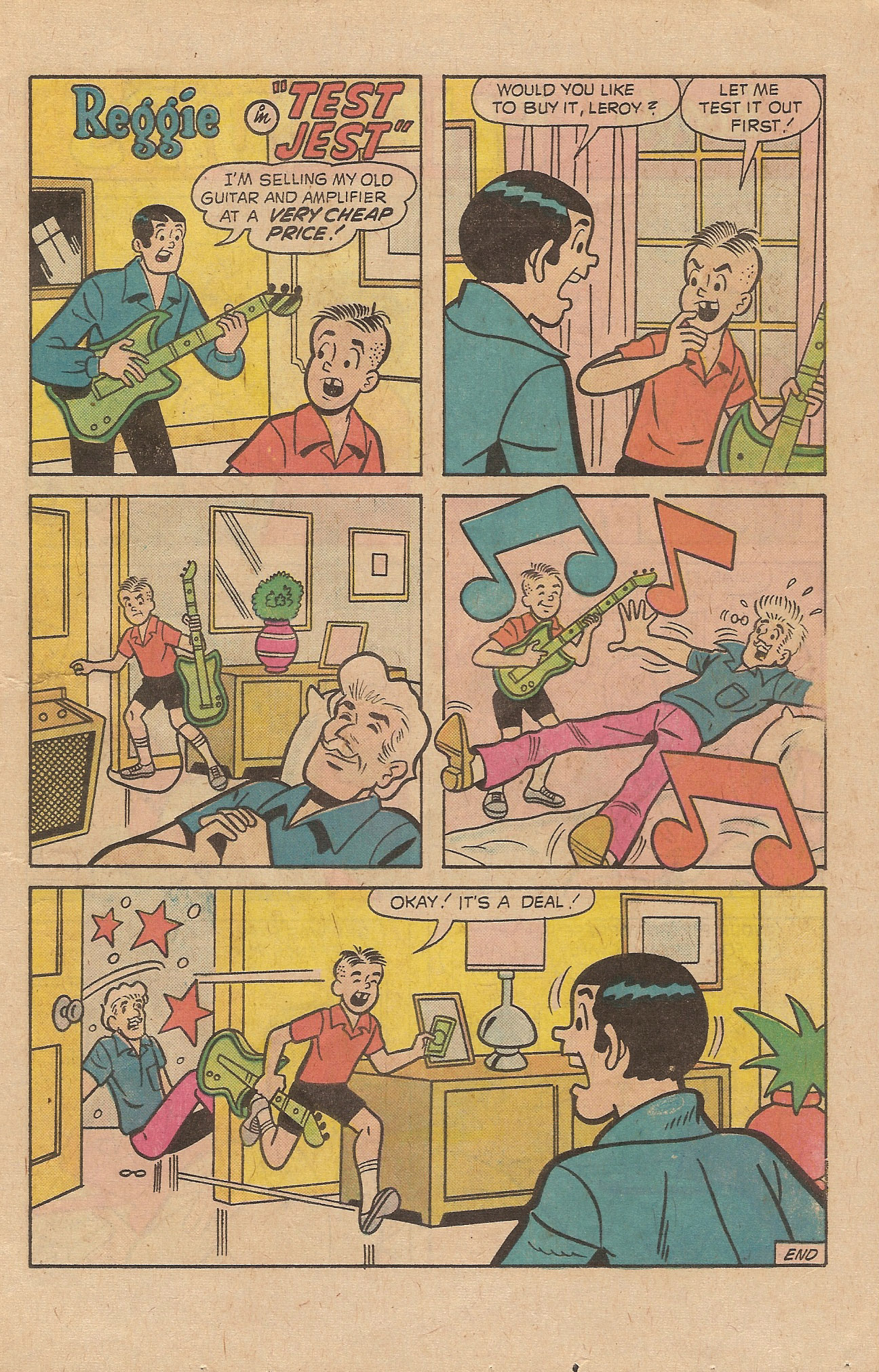 Read online Reggie's Wise Guy Jokes comic -  Issue #32 - 15