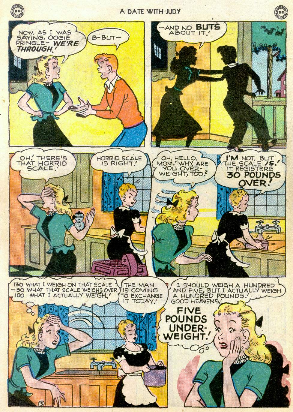 Read online A Date with Judy comic -  Issue #7 - 20