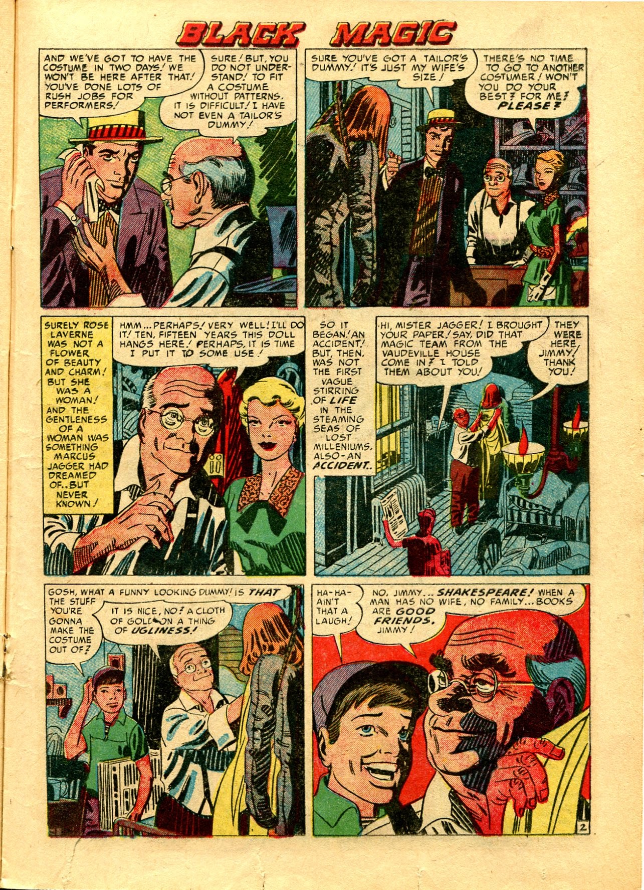 Read online Black Magic (1950) comic -  Issue #13 - 15