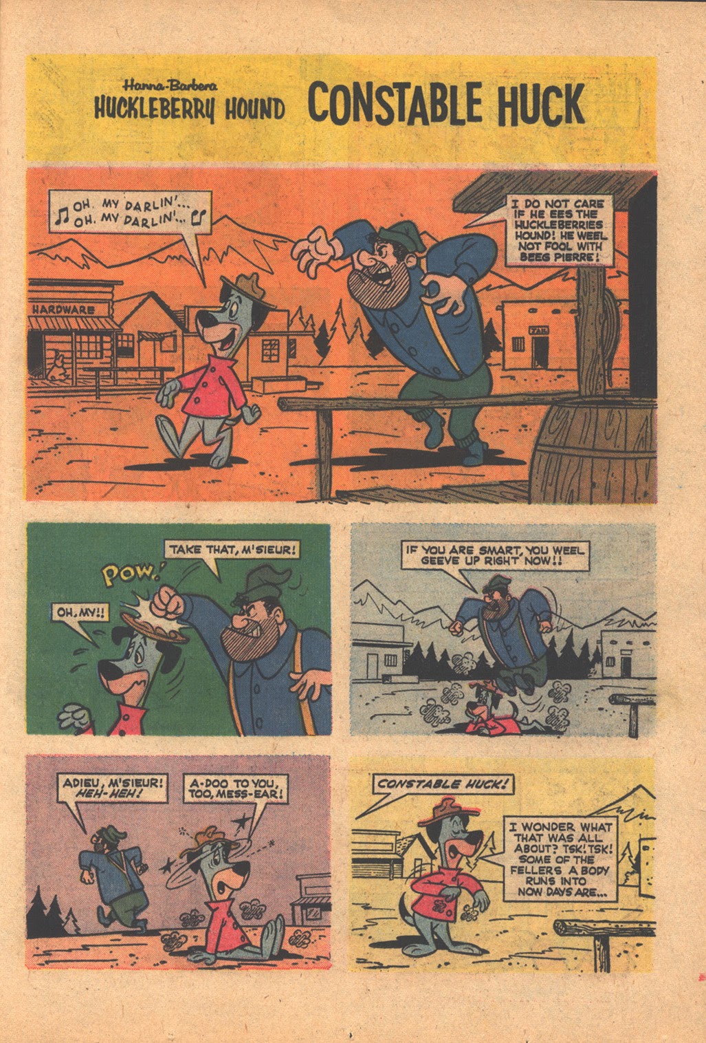 Read online Huckleberry Hound (1960) comic -  Issue #19 - 59